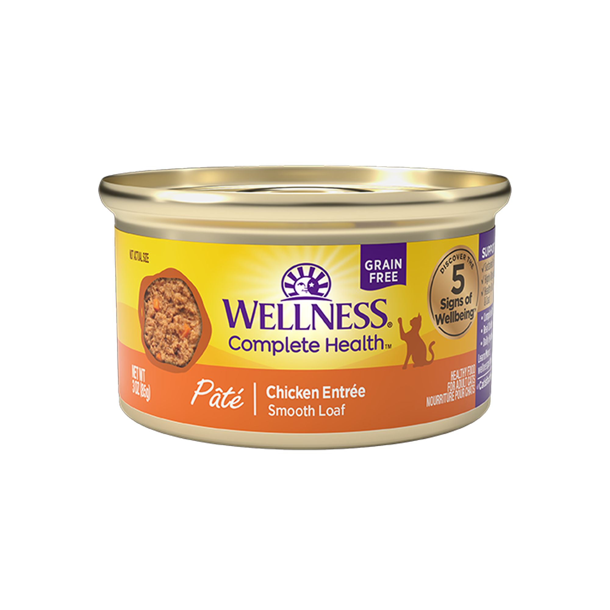 Wellness® Complete Health Cat Food Natural, Grain Free, Pate cat