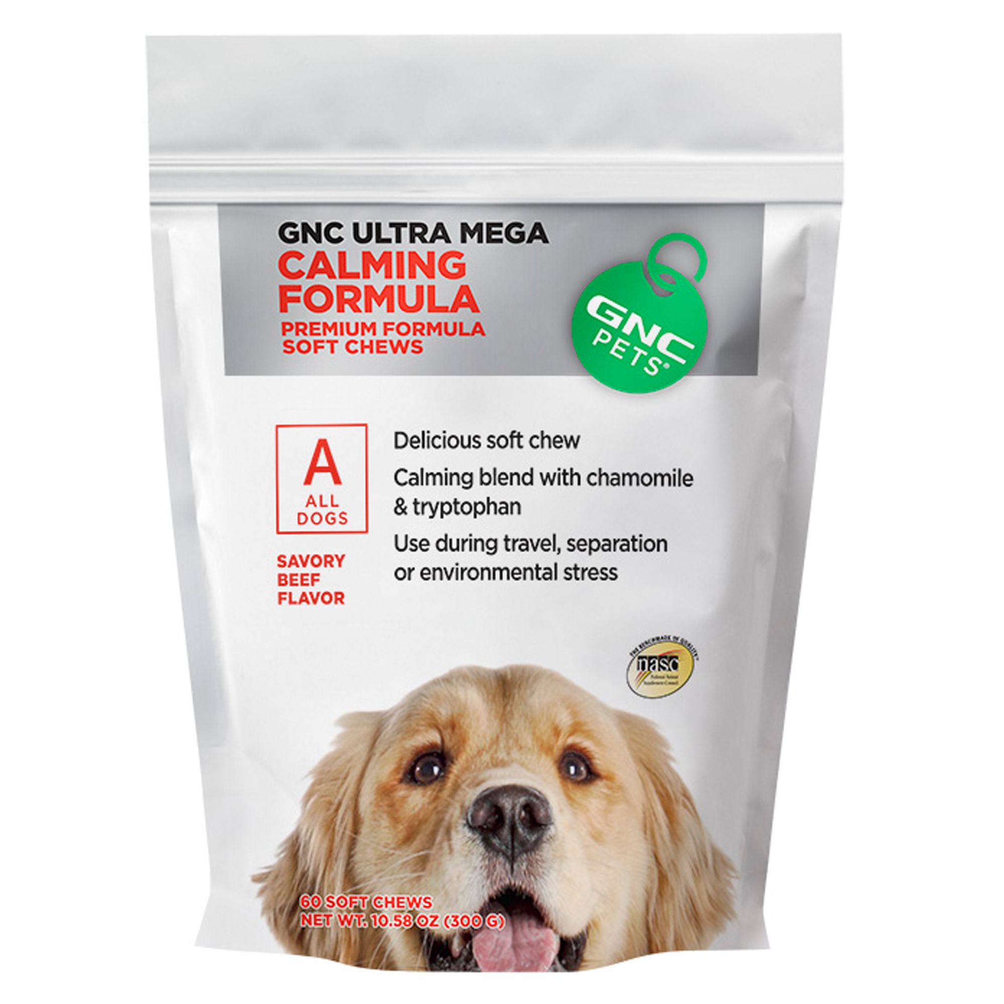 GNC Pets® Ultra Mega Calming Formula Dog Soft Chew Beef dog Treatments PetSmart