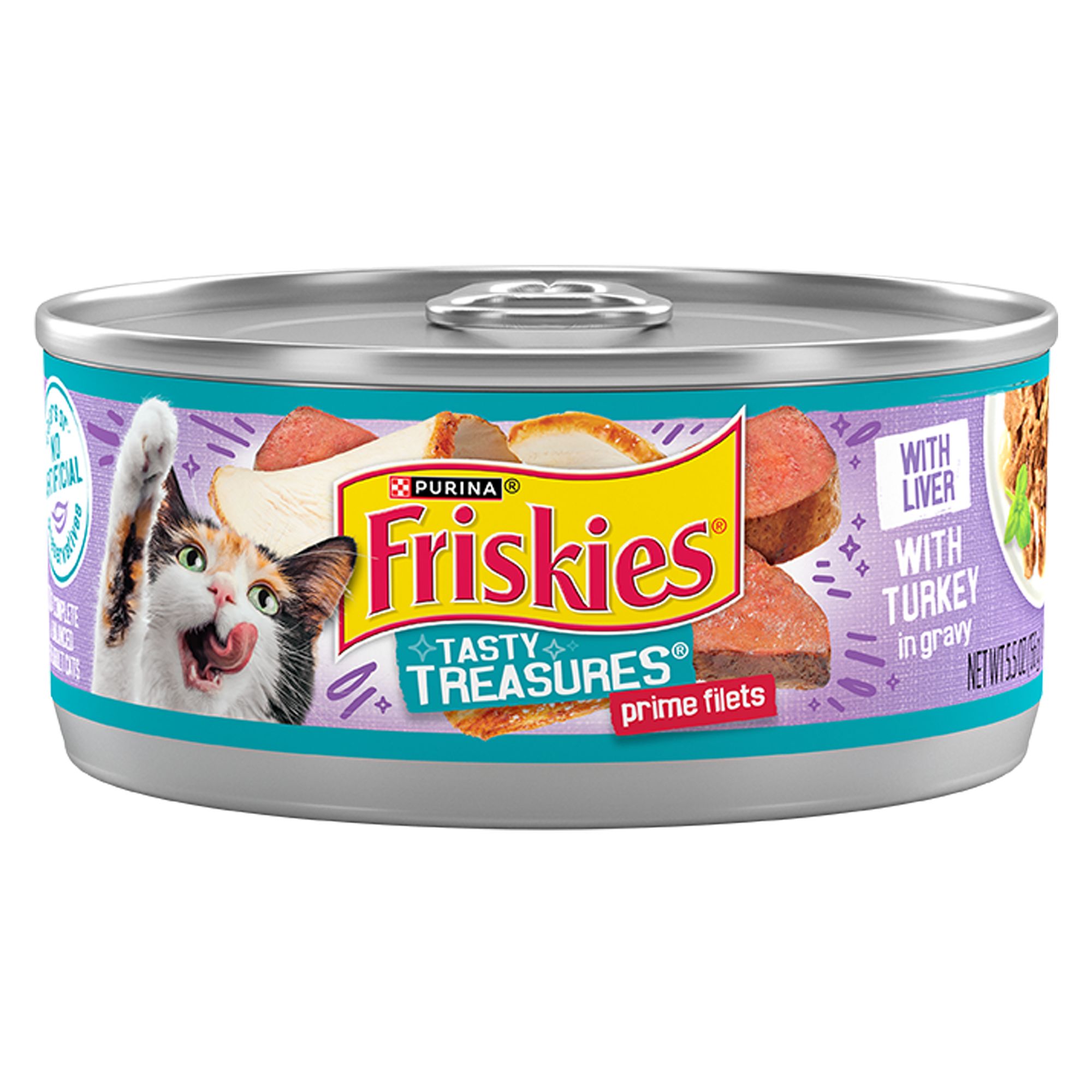 Purina® Friskies® Tasty Treasures Adult Cat Wet Food 6.04 oz. cat