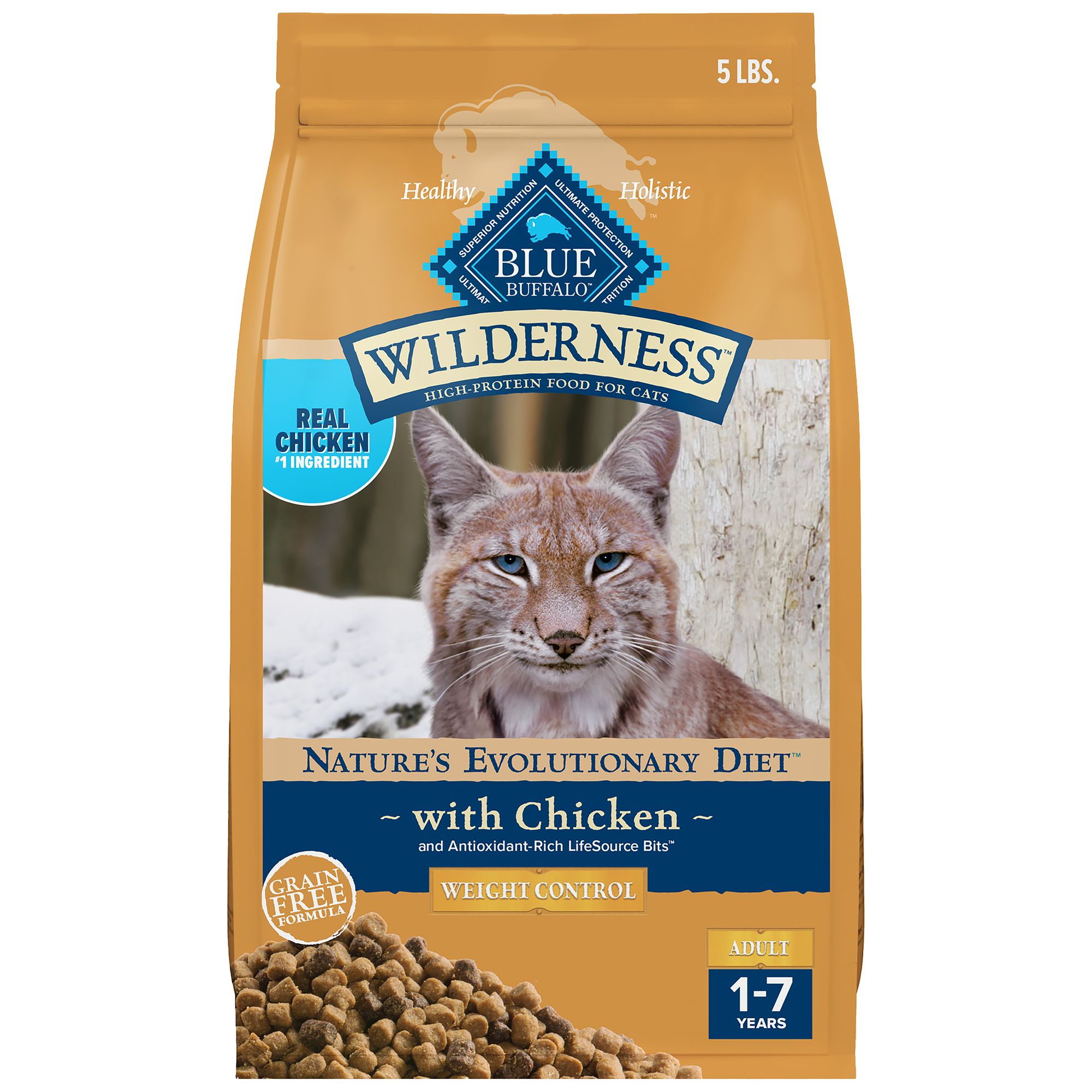 Blue Buffalo Wilderness Grain Free Weight Control Adult Cat Food | Cat Dry Food | Petsmart