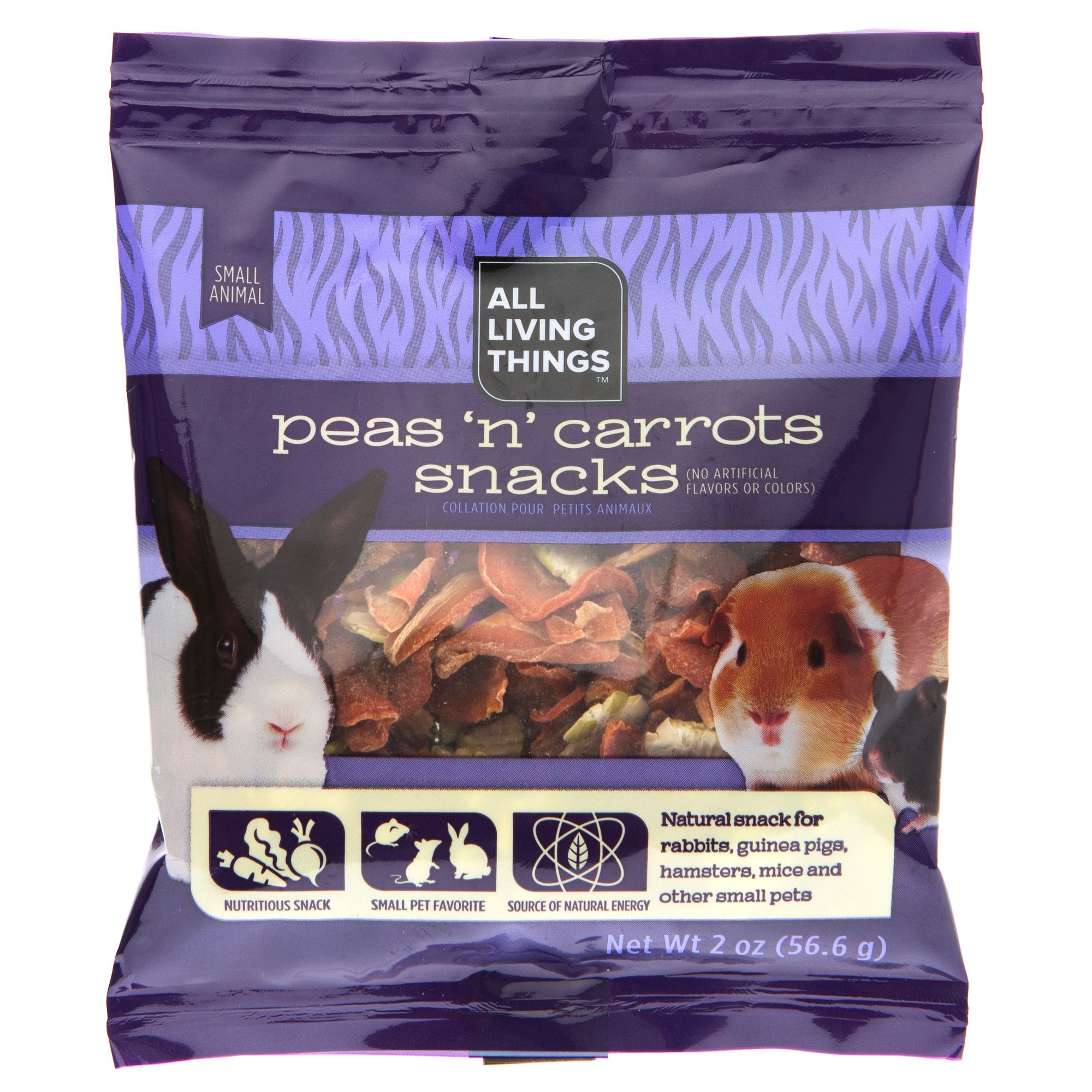 All Living Things® Peas 'N' Carrots Small Animal Meal Topping small