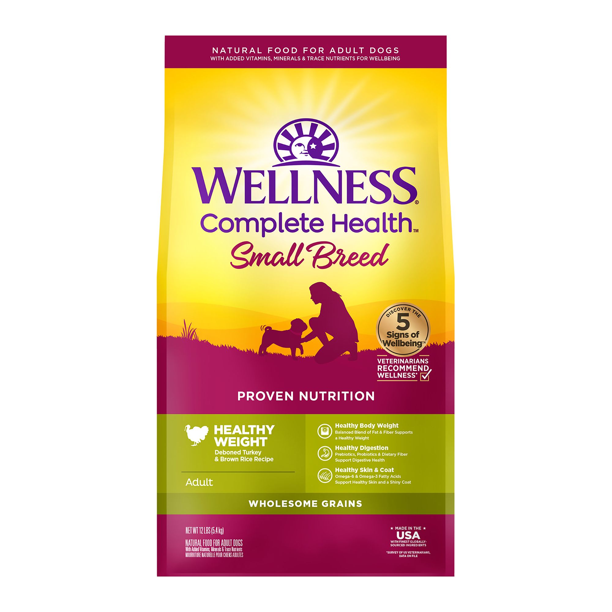 Wellness® Complete Health Healthy Weight Small Breed Adult Senior Dry