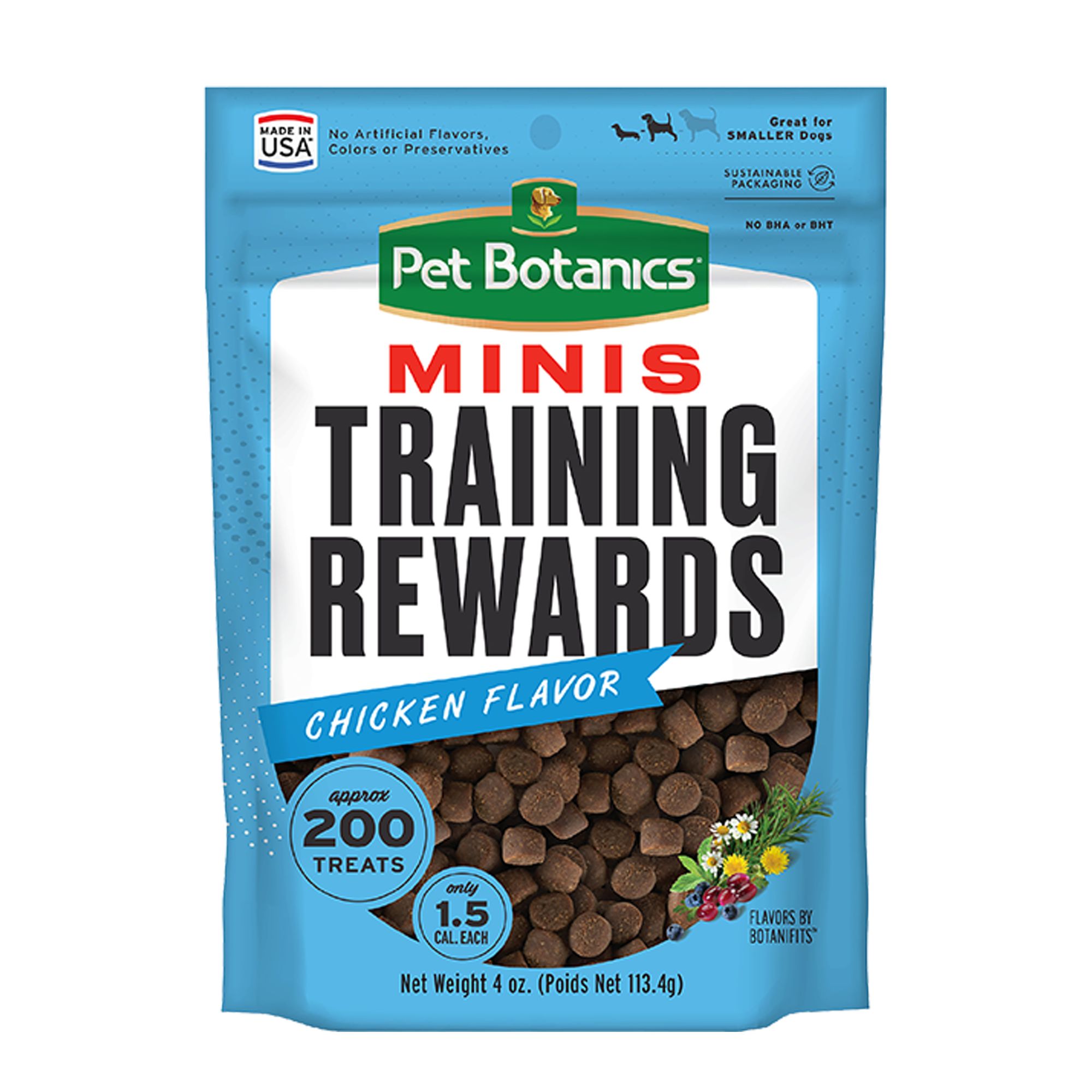 Pet Botanics Mini Training Rewards Dog Treats dog Training Treats