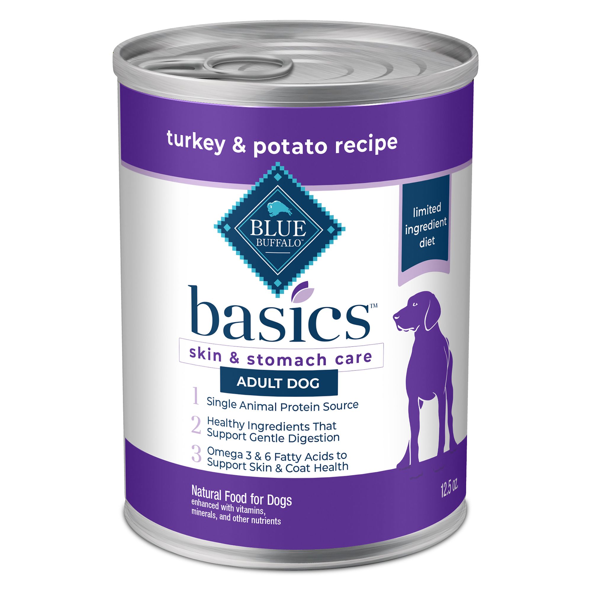 Blue Buffalo Basics Limited Ingredient Adult Dog Food dog Canned Food