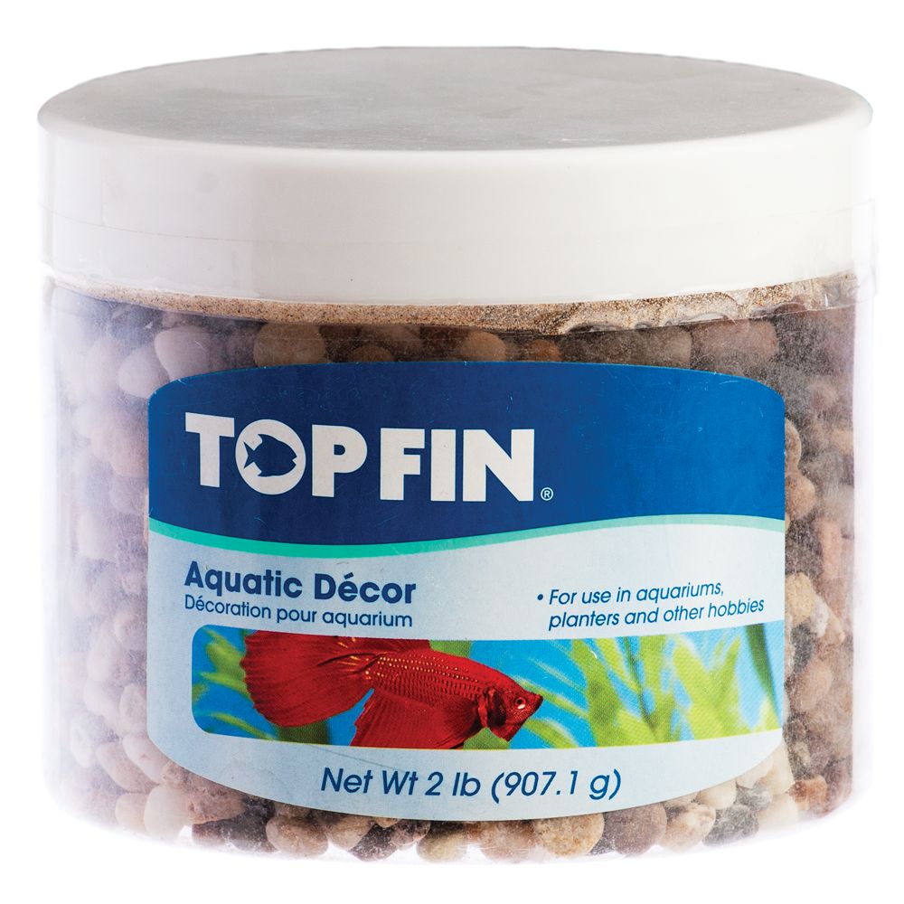 Top Fin® Crushed Pebble Aquatic Decor fish Gravel, Sand & Stones PetSmart
