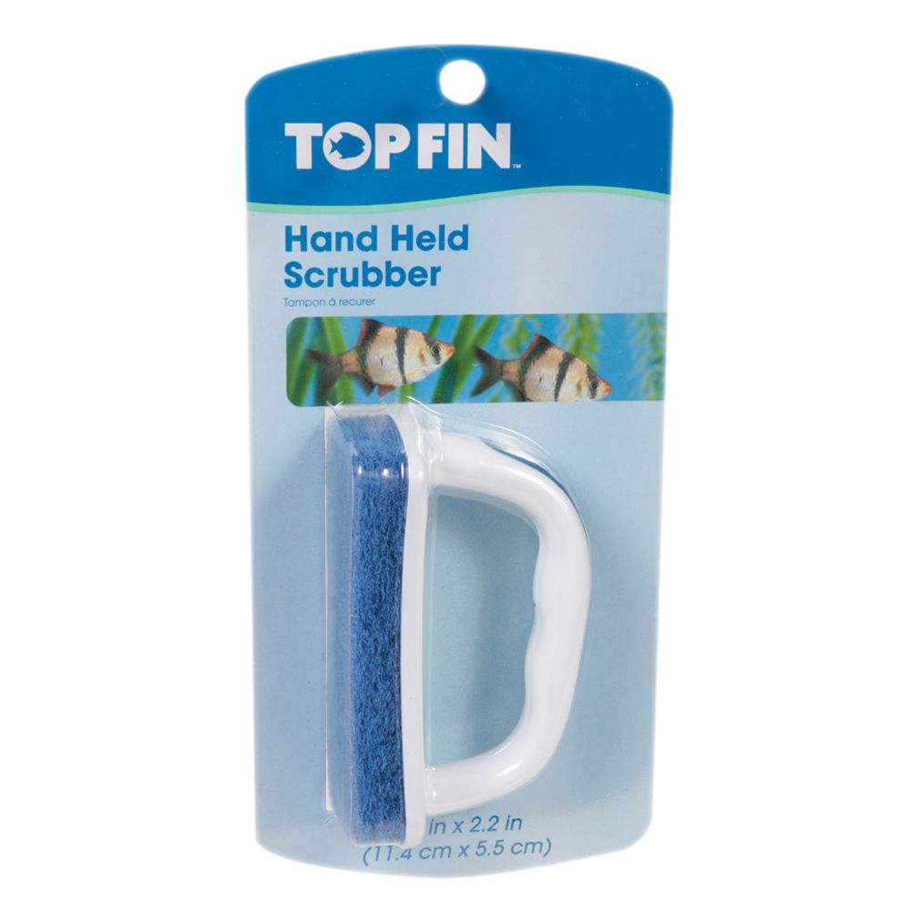 Top Fin® Hand Held Aquarium Scrubber fish Brushes & Tank Cleaners