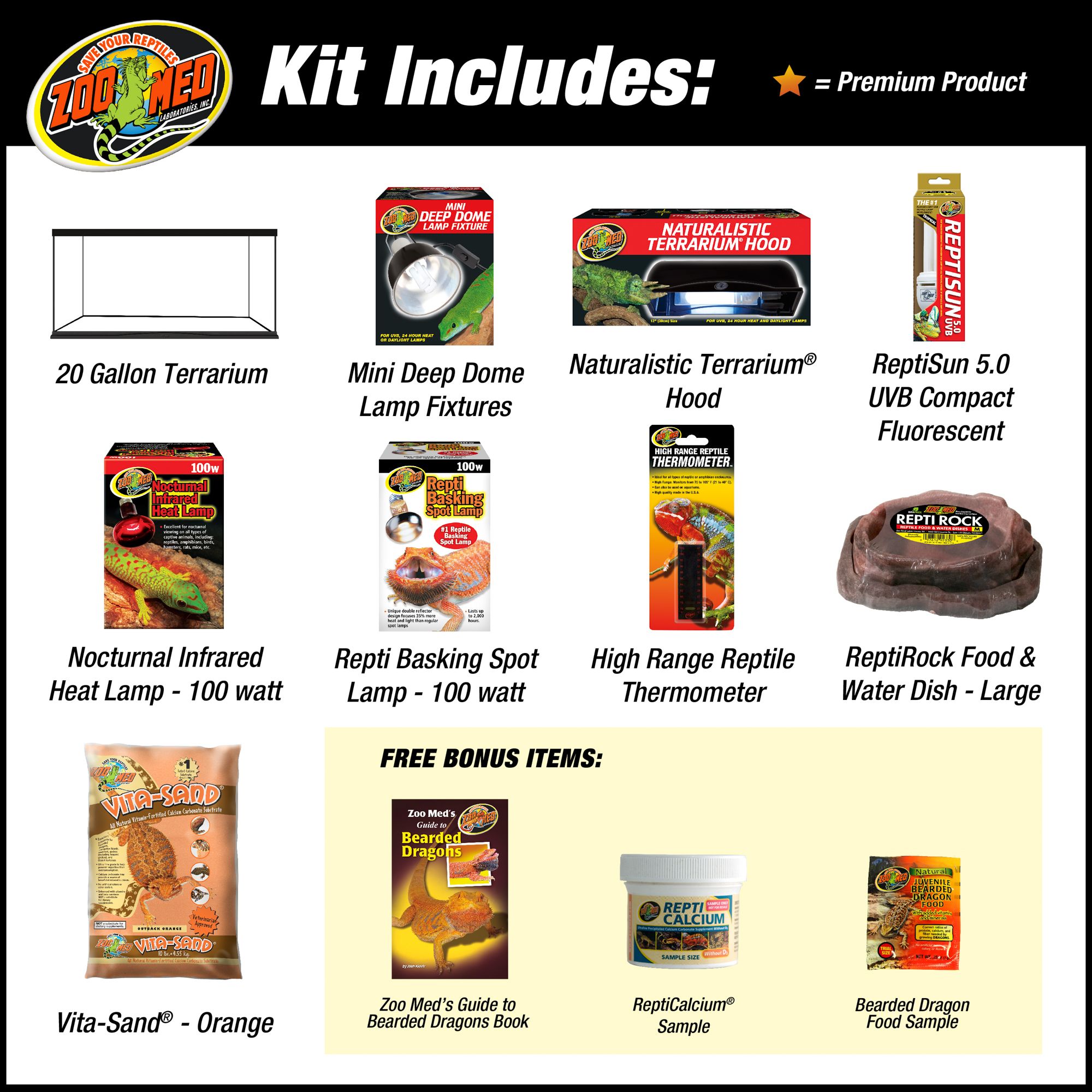 Reptihabitat 40 Gallon Bearded Dragon Starter Kit With Tank Bruin Blog