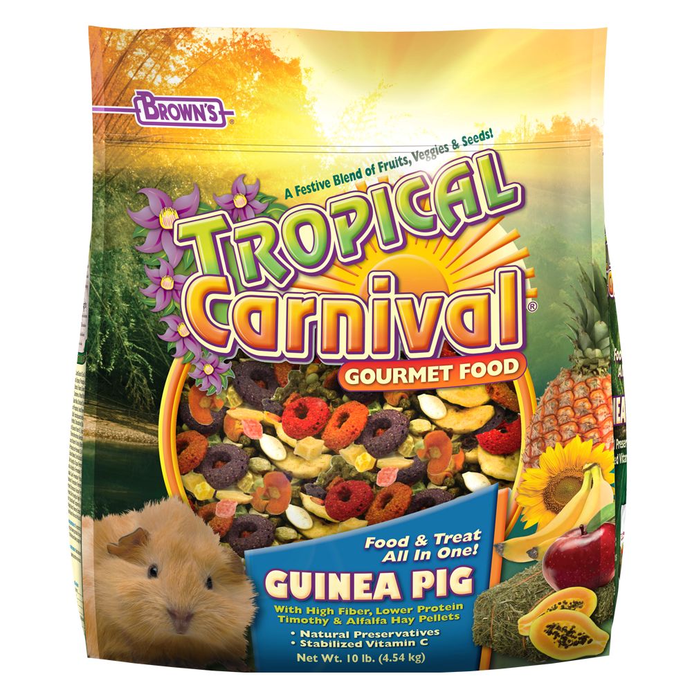 Brown's Tropical Carnival Gourmet Guinea Pig Food small pet Food
