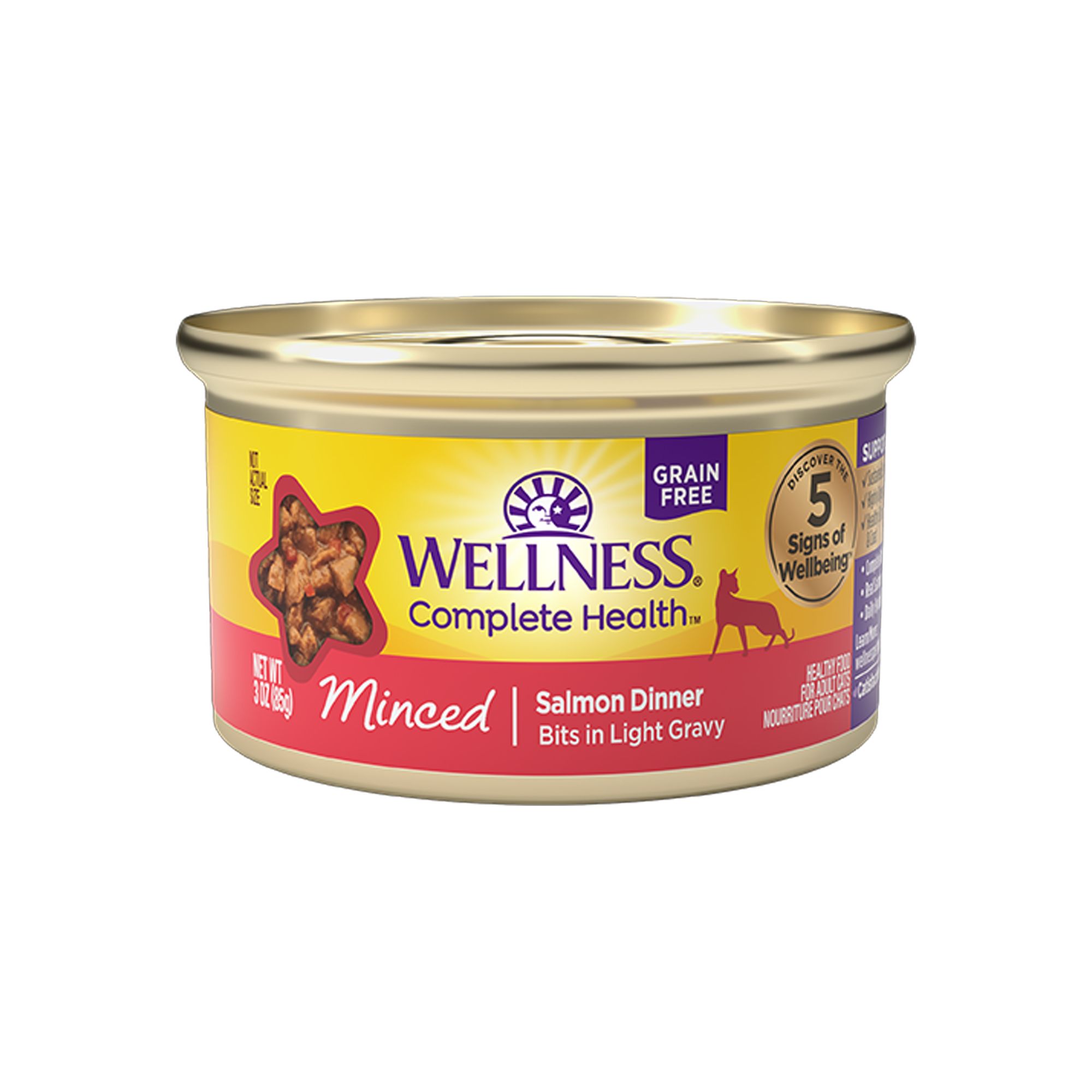 Wellness® Minced Cat Food Natural, Grain Free cat Wet Food PetSmart