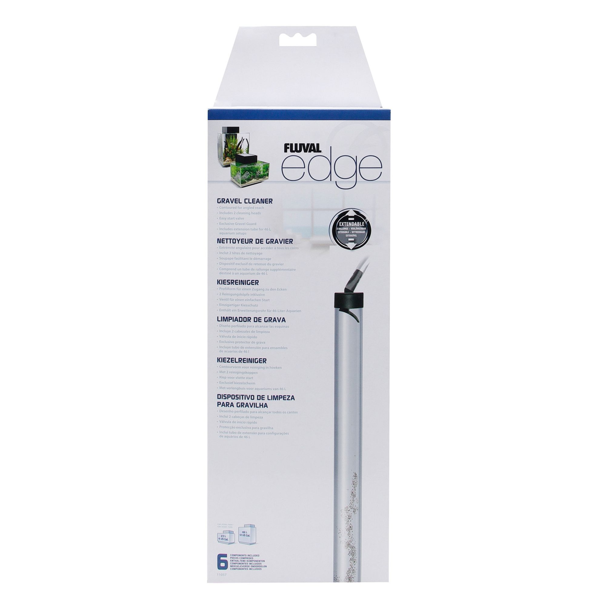 Fluval® Edge Aquarium Gravel Cleaner fish Brushes & Tank Cleaners