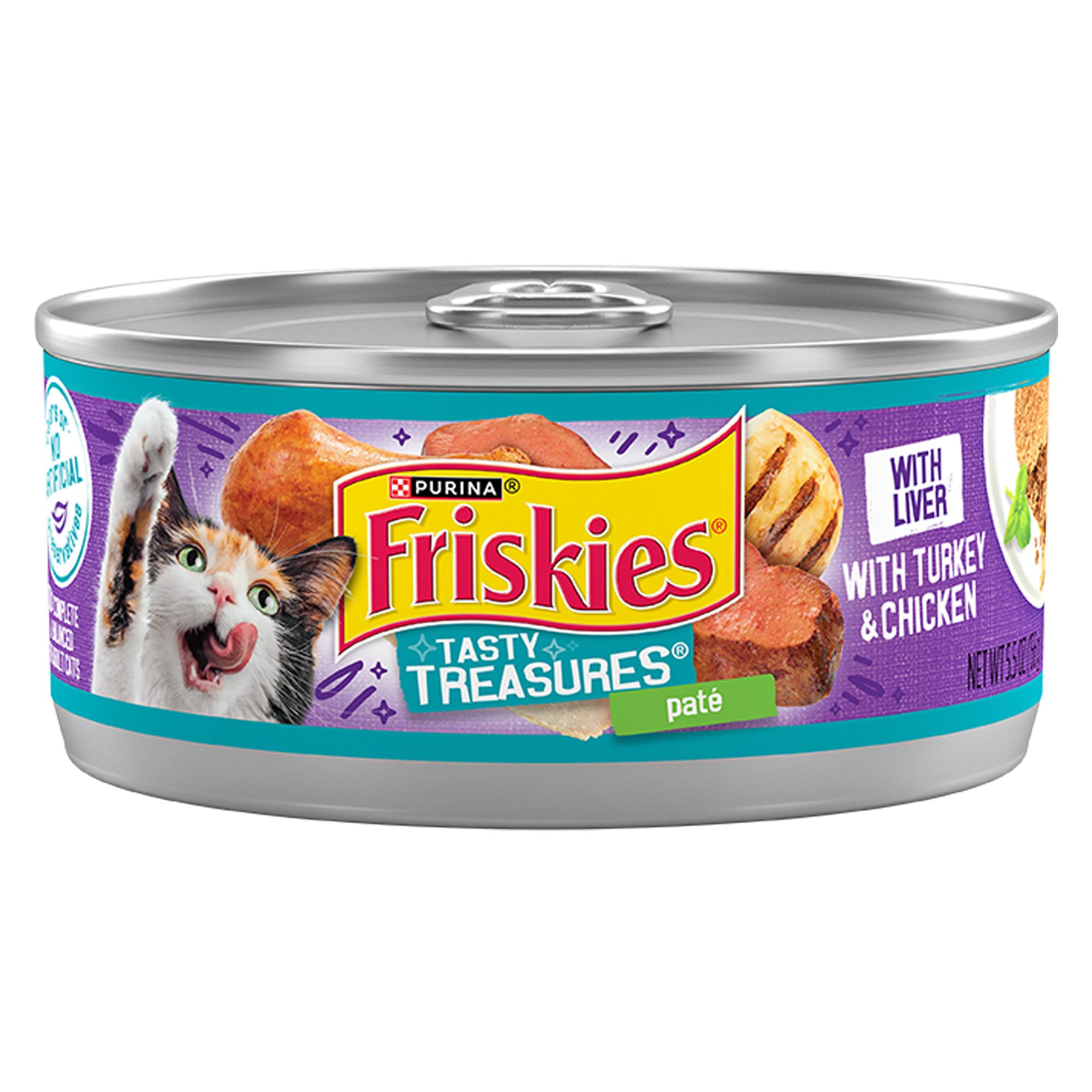 Purina® Friskies® Tasty Treasures Adult Cat Wet Food 6.04 oz. cat