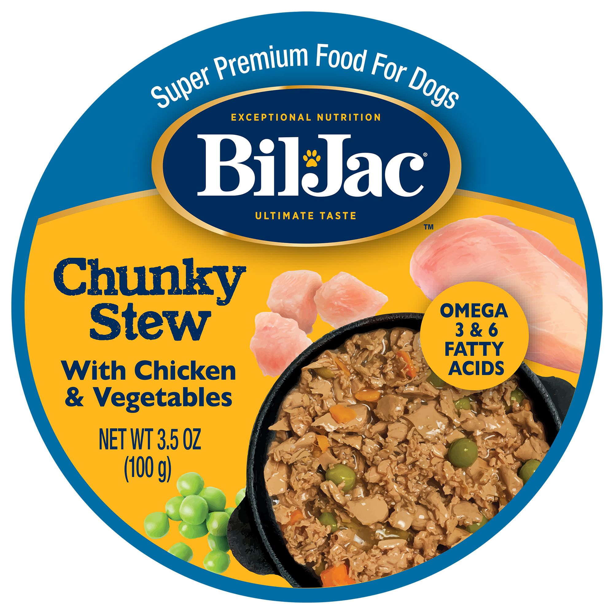 BilJac® Dog Food Natural, Grain Free, Gluten Free, Chunky Stew dog