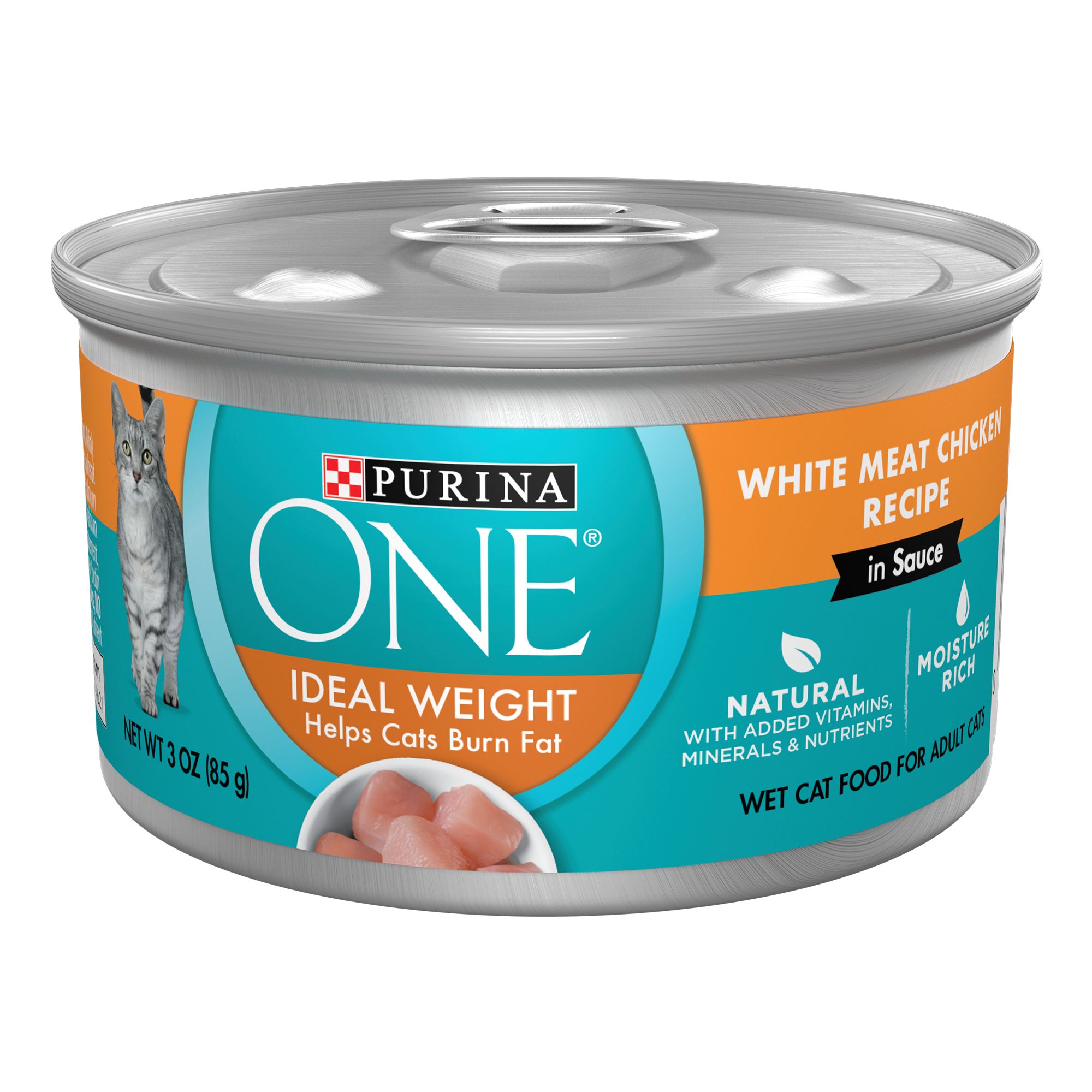 Purina ONE® +Plus Ideal Weight Adult Cat Wet Food 3.33 oz., Natural