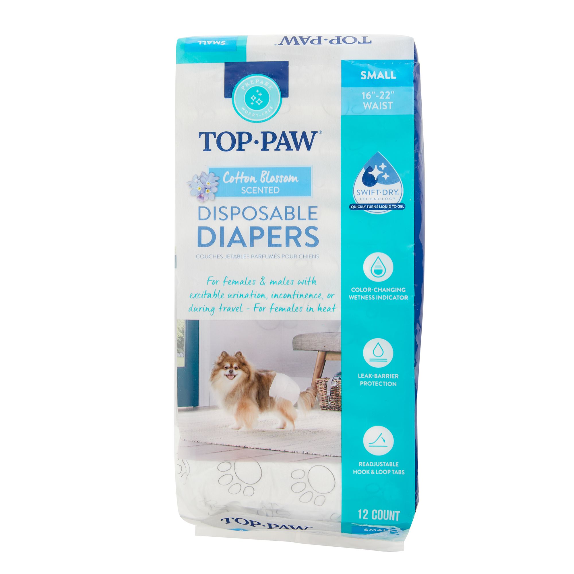 Top Paw® Scented Disposable Dog Diapers dog Potty Training PetSmart