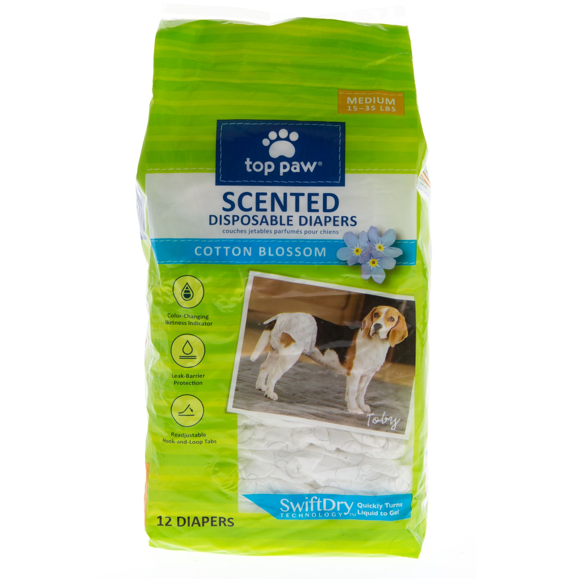 Top Paw® Scented Disposable Dog Diapers dog Potty Training PetSmart