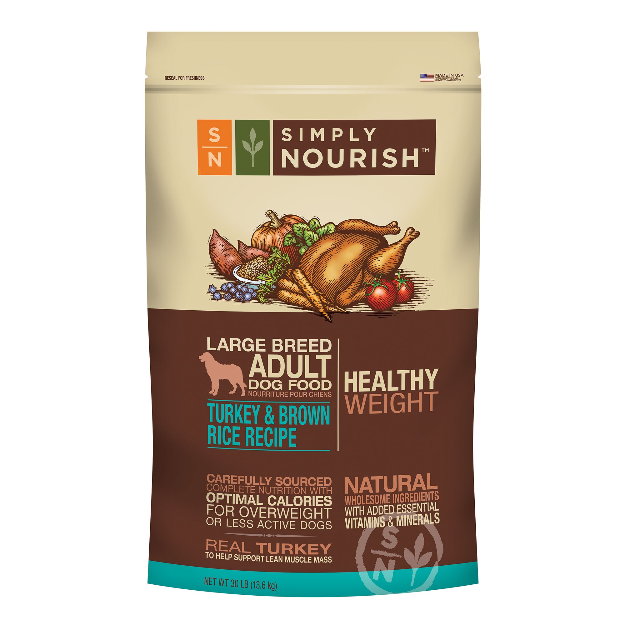 Simply Nourish™ Healthy Weight Large Breed Adult Dog Food Natural
