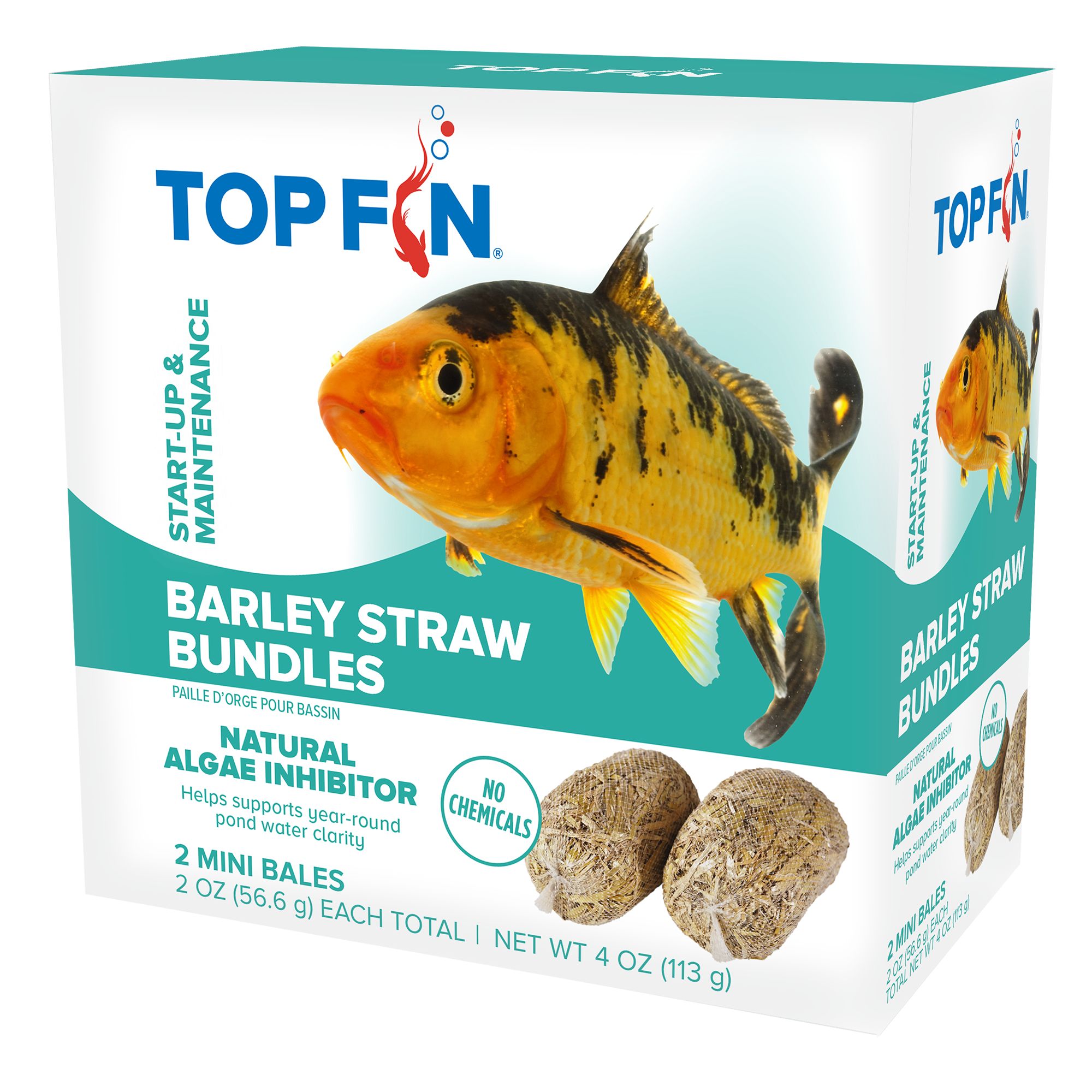 Top Fin® Barley Straw Bundles Pond Water Conditioner fish Pond Care