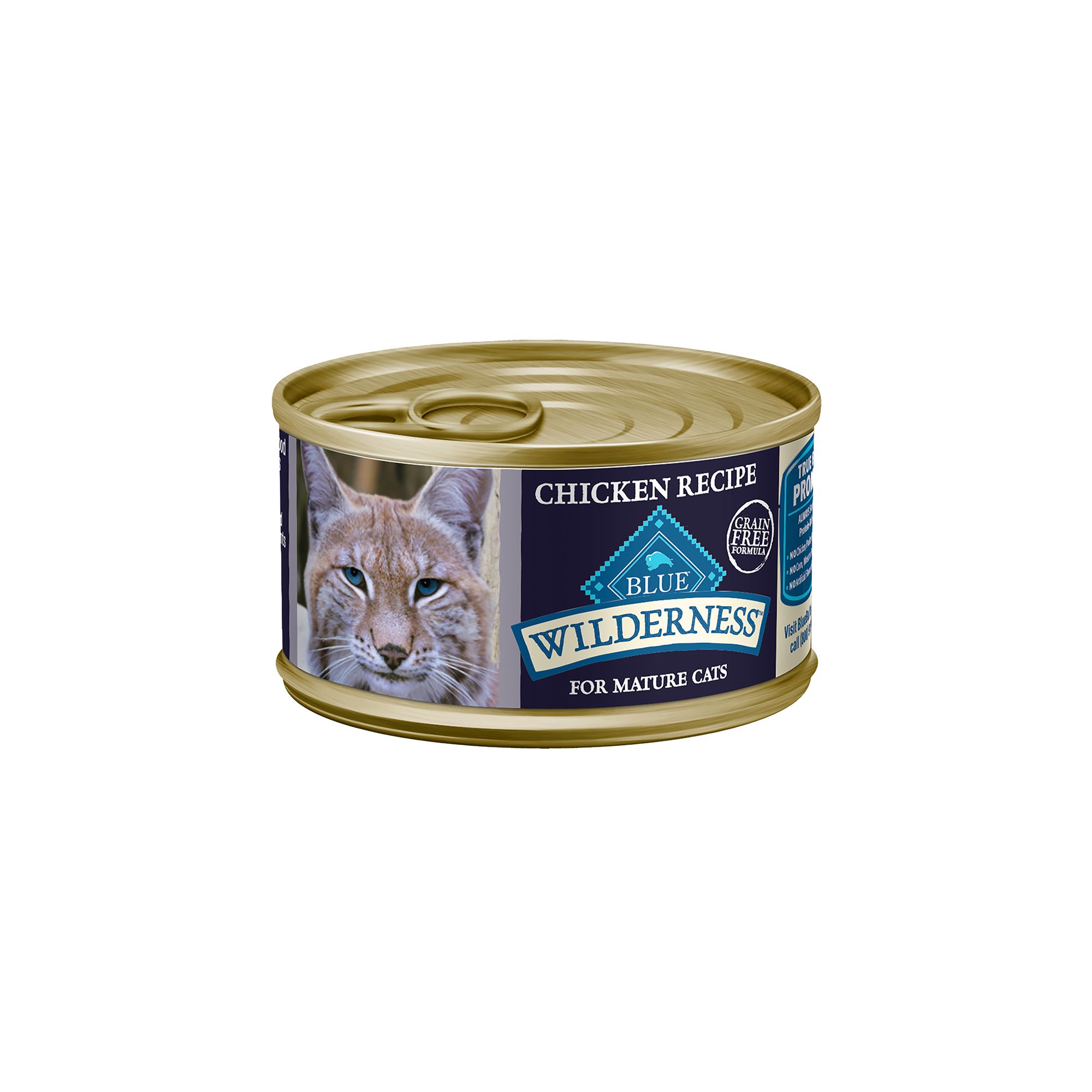 Blue Buffalo® Wilderness™ Senior Wet Cat Food Grain Free, 3 Oz. cat Wet Food PetSmart