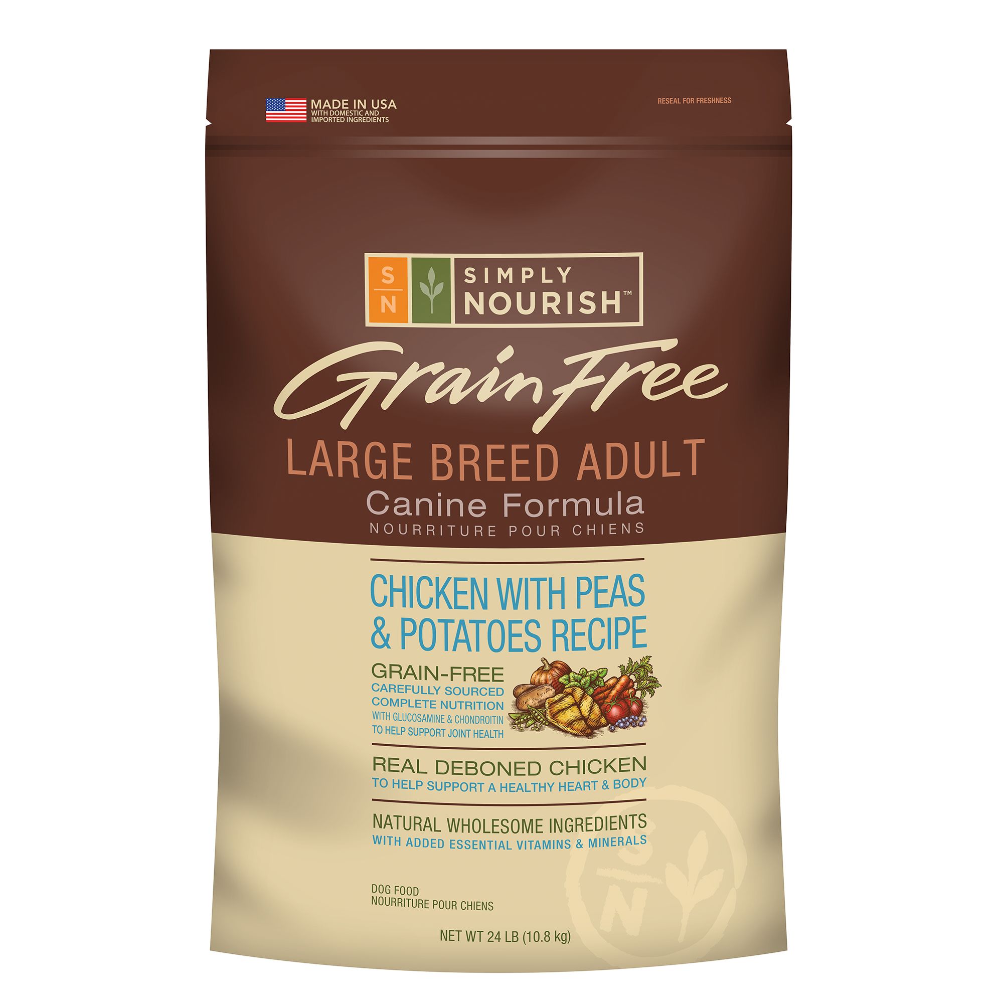 Simply Nourish™ Grain Free Large Breed Adult Dog Food Natural