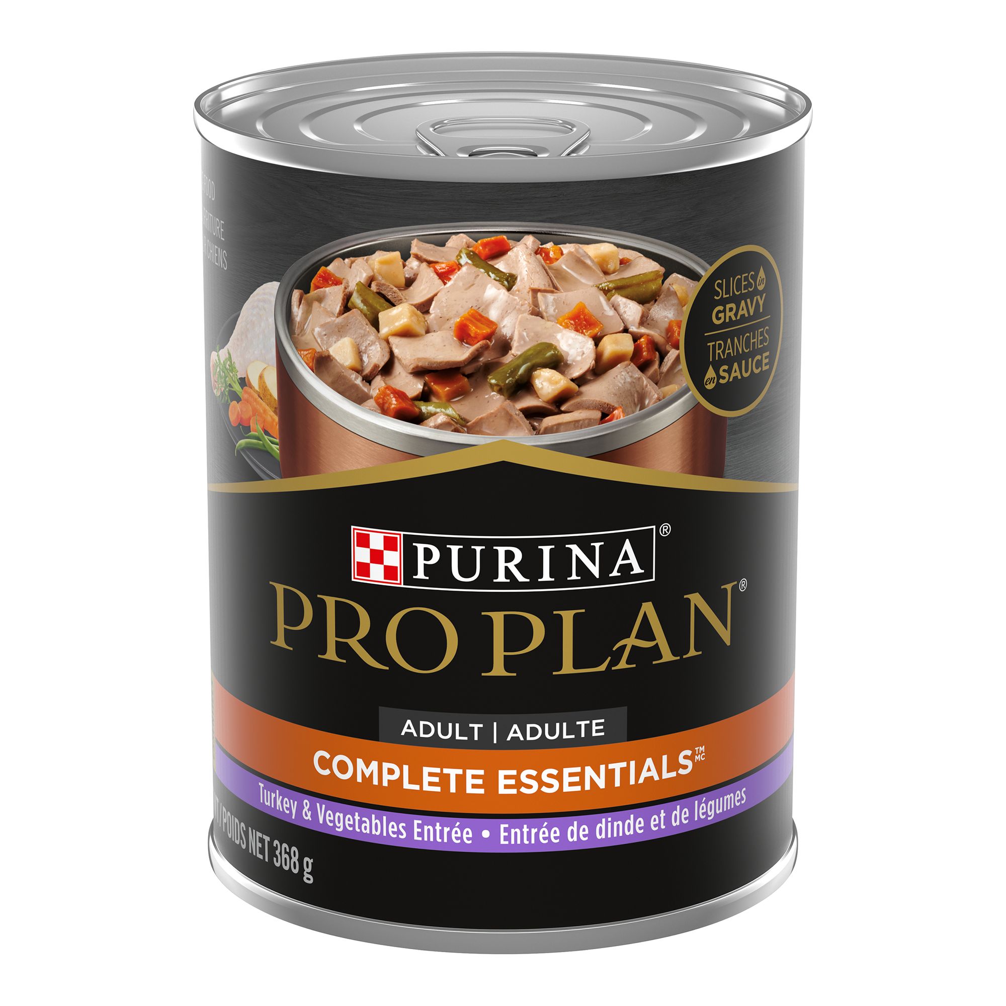 Purina Pro Plan Complete Essentials Turkey & Vegetables Entrée Slices