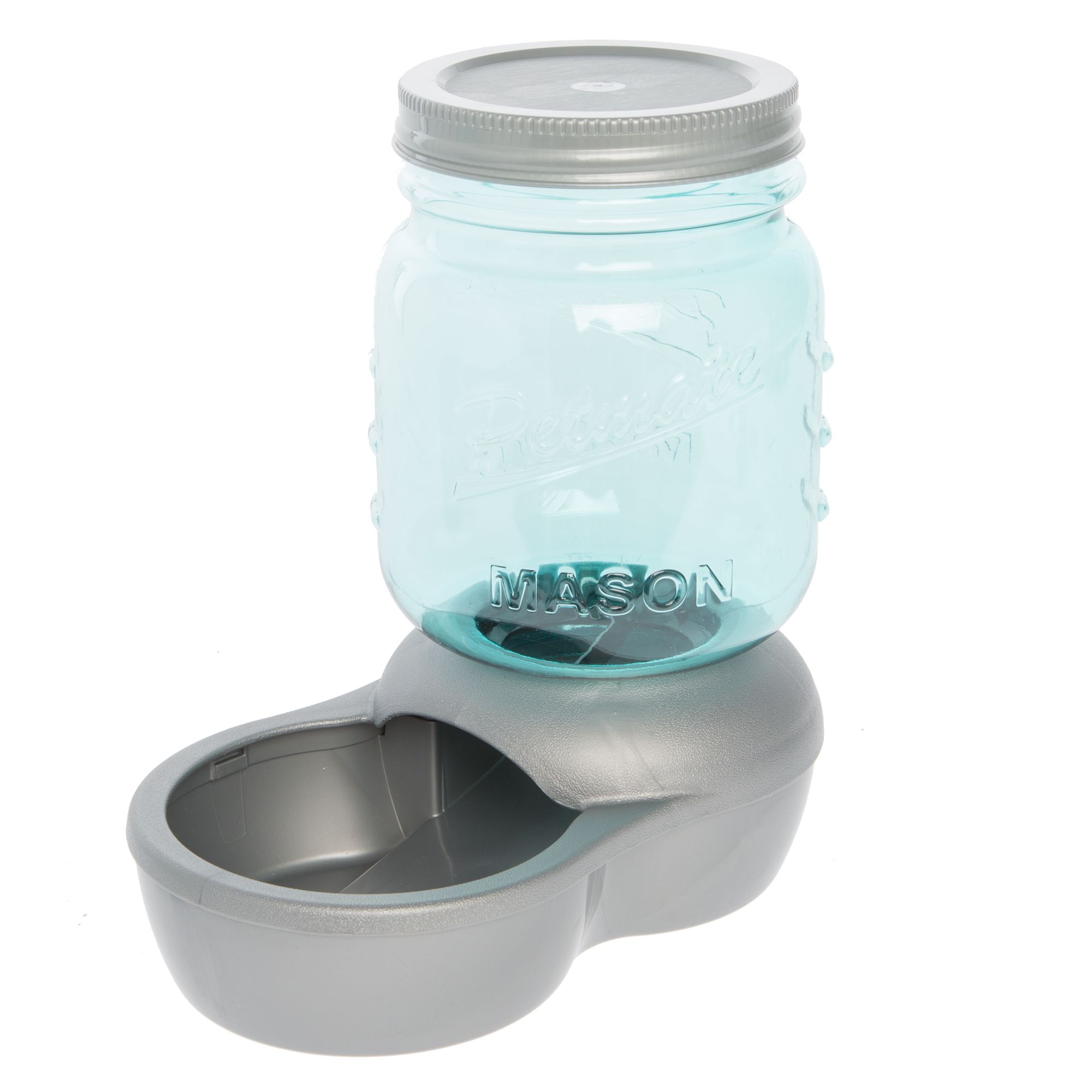 Petmate® Mason Jar Replenishing Feeder dog Food & Water Bowls PetSmart