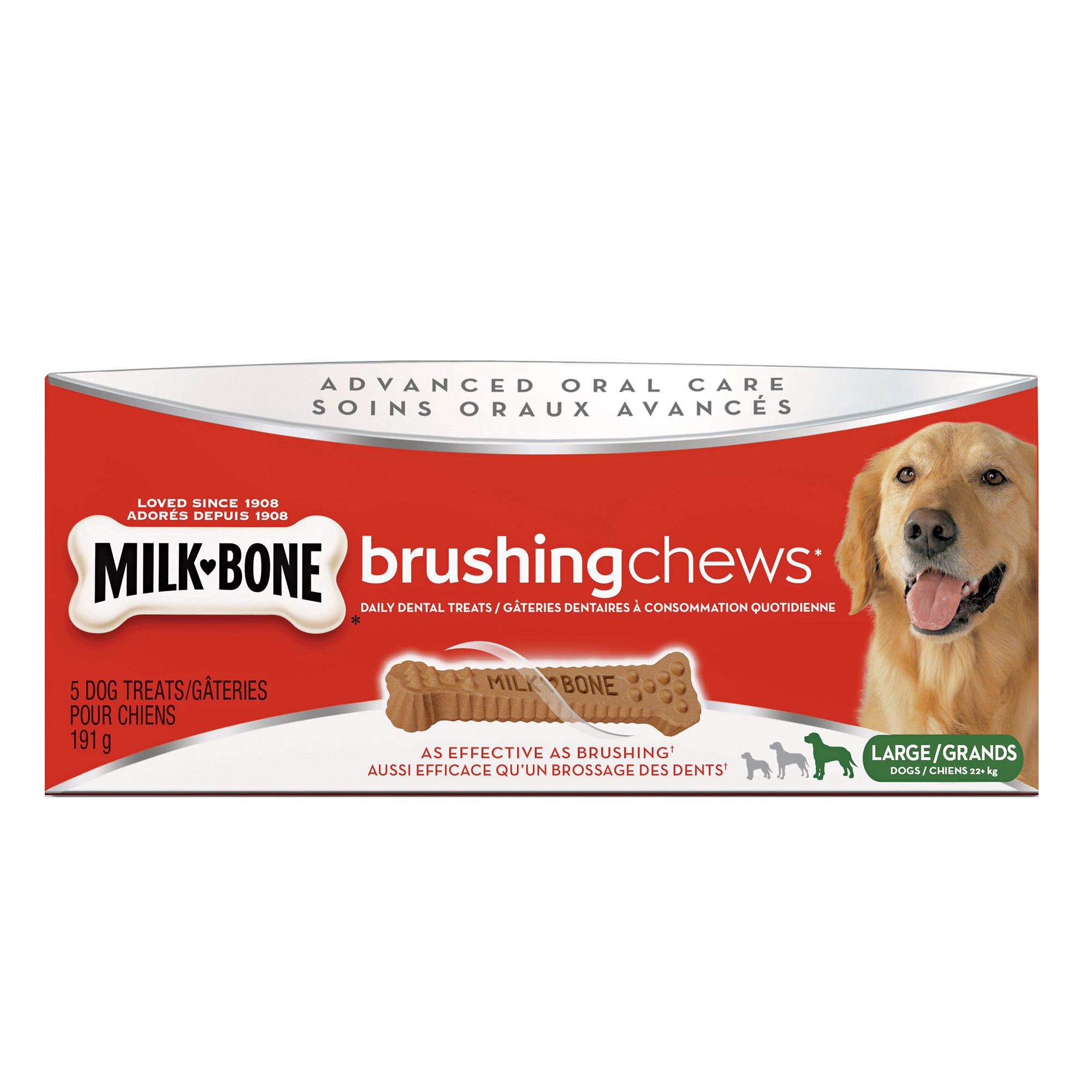 MilkBone® Brushing Chews Dental Dog Treat dog Dental Treats PetSmart