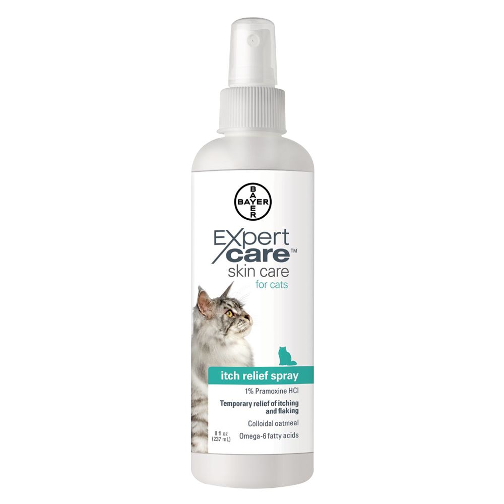 Bayer Expert Care Itch Relief Cat Spray cat Shampoos & Conditioners PetSmart