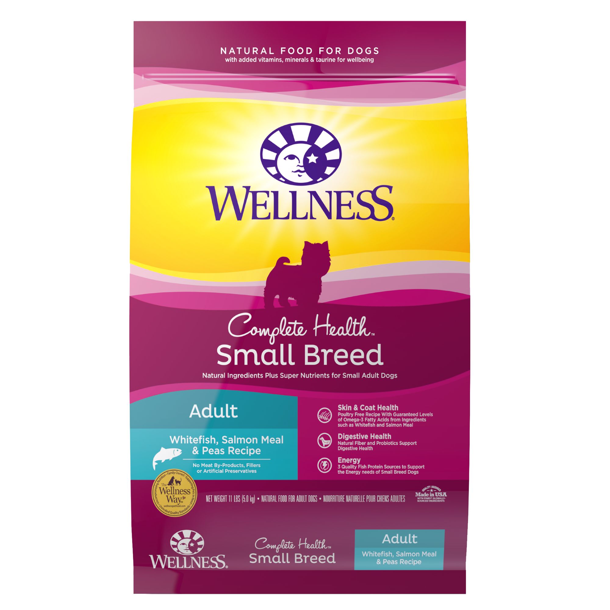 Wellness® Complete Health Small Breed Adult Dog Food Natural