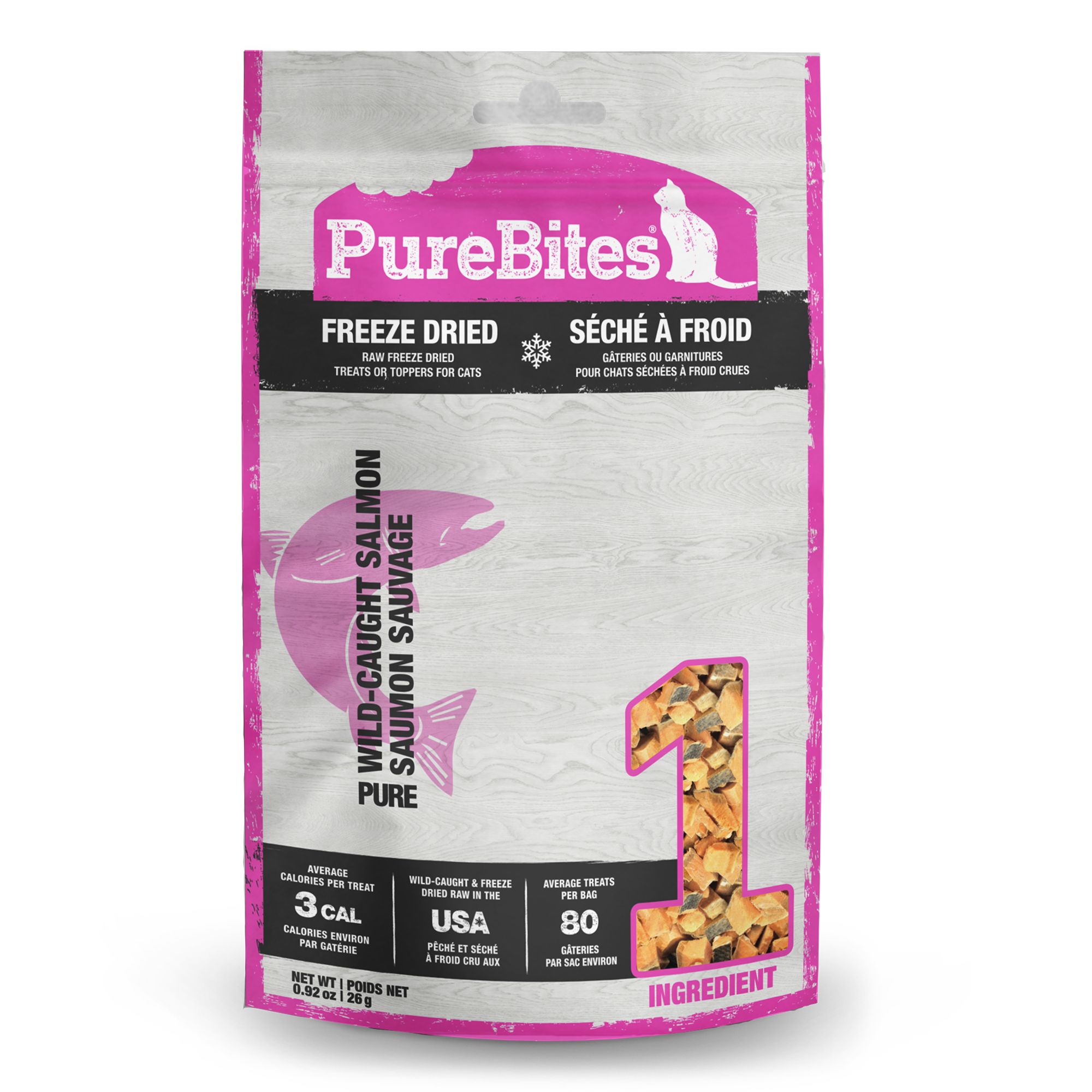 Purebites® All Natural Salmon Freeze Dried Value Pack Cat Treat cat