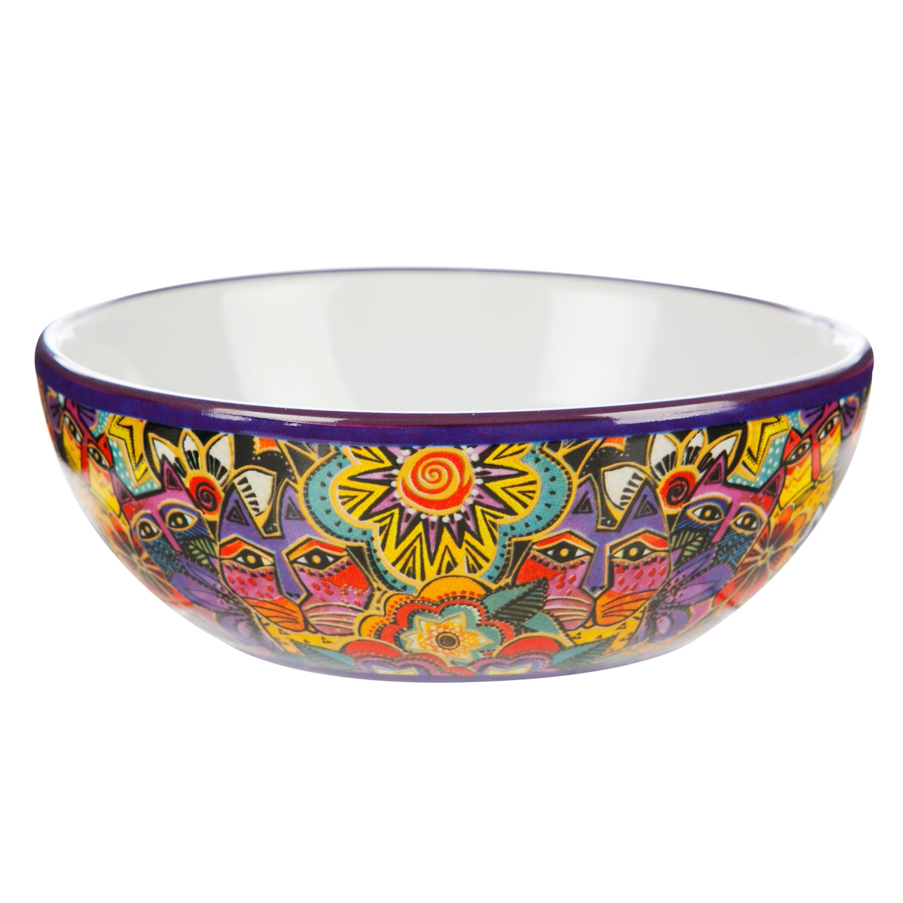 Laurel Burch Carlotta Cat Bowl cat Food & Water Bowls PetSmart