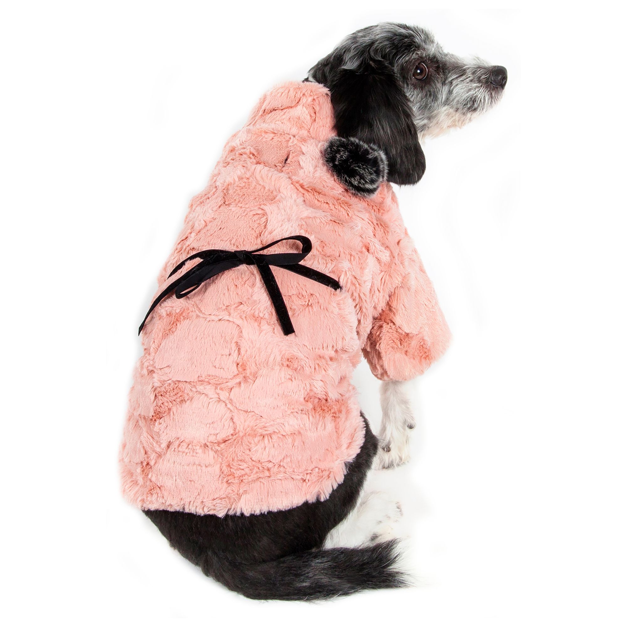 Pet Life Luxury Mink Coat dog Sweaters & Coats PetSmart