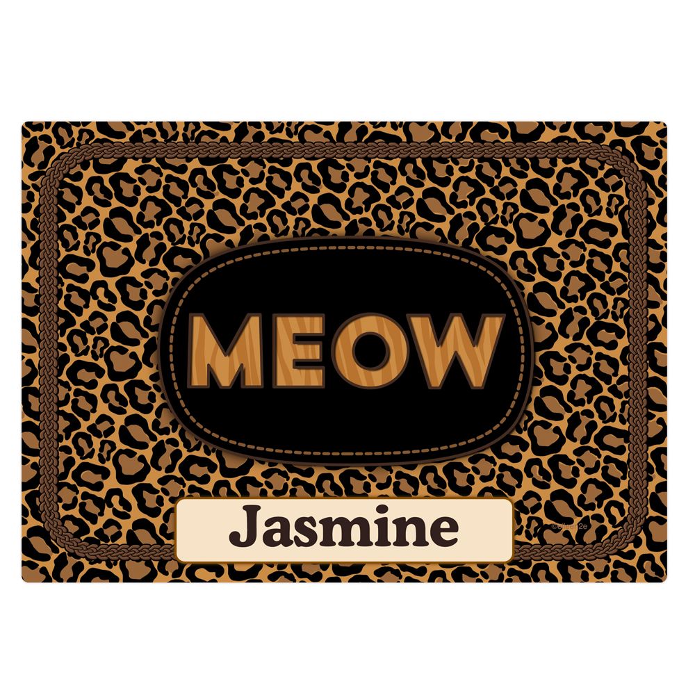 Drymate® "Meow" Personalized Cat Litter Mat cat Placemats PetSmart