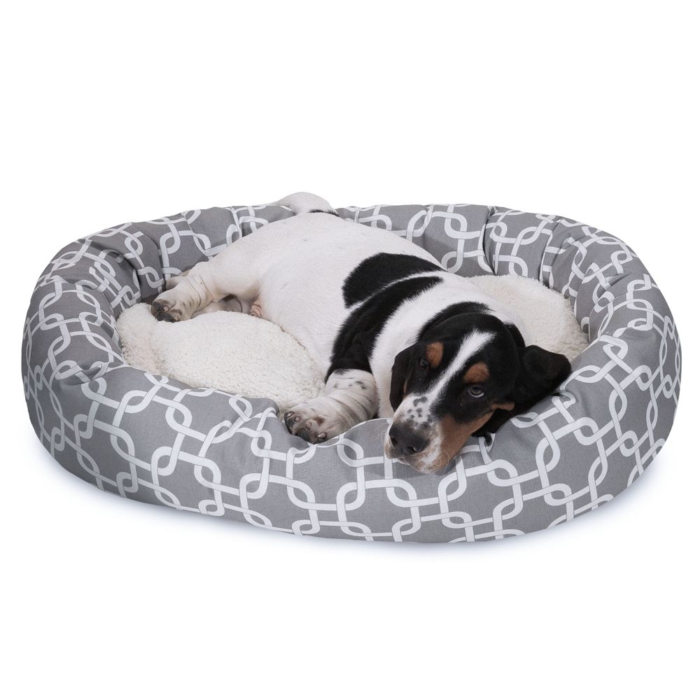 Majestic Pet Links Sherpa Bagel Pet Bed dog Cuddler Beds PetSmart