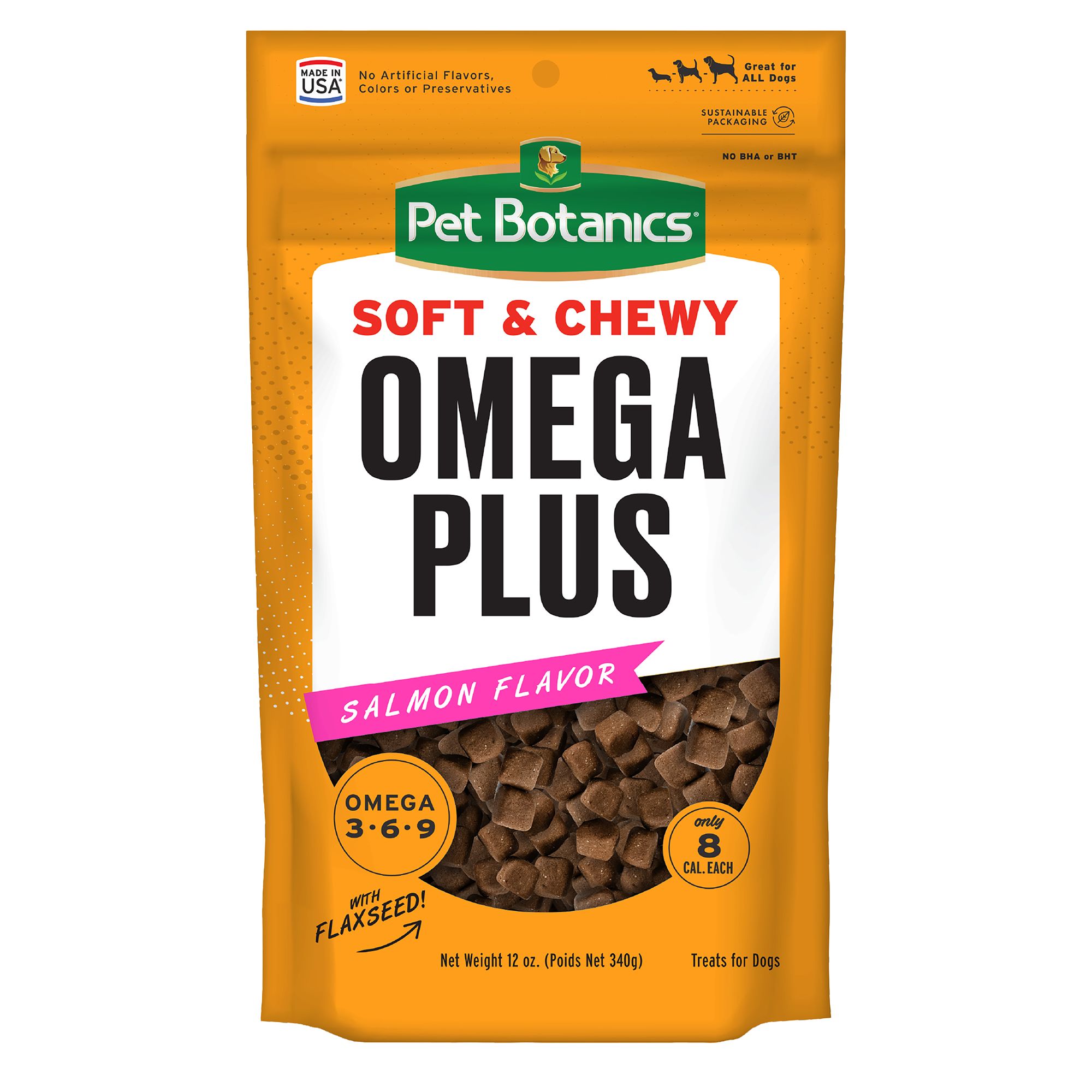 Pet Botanics® Omega Treats Dog Treat Grain Free, Salmon dog