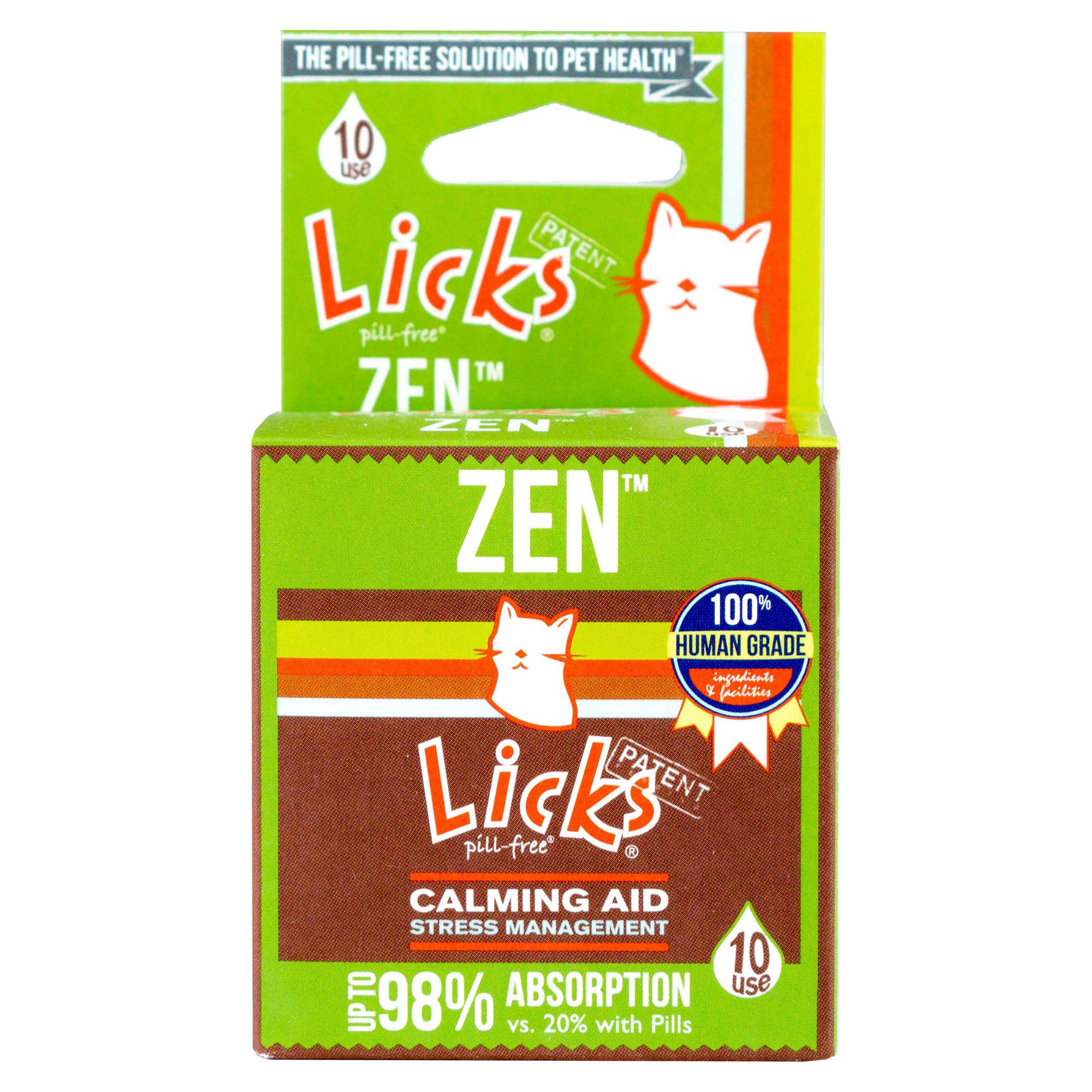 Licks® ZEN™ Calming Aid AntiAggression Cat Supplement cat Treatments PetSmart
