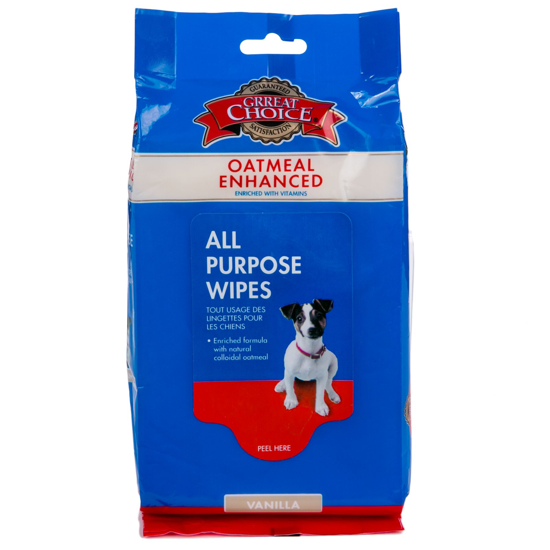 Grreat Choice® Oatmeal Enhanced All Purpose Wipes dog Shampoos