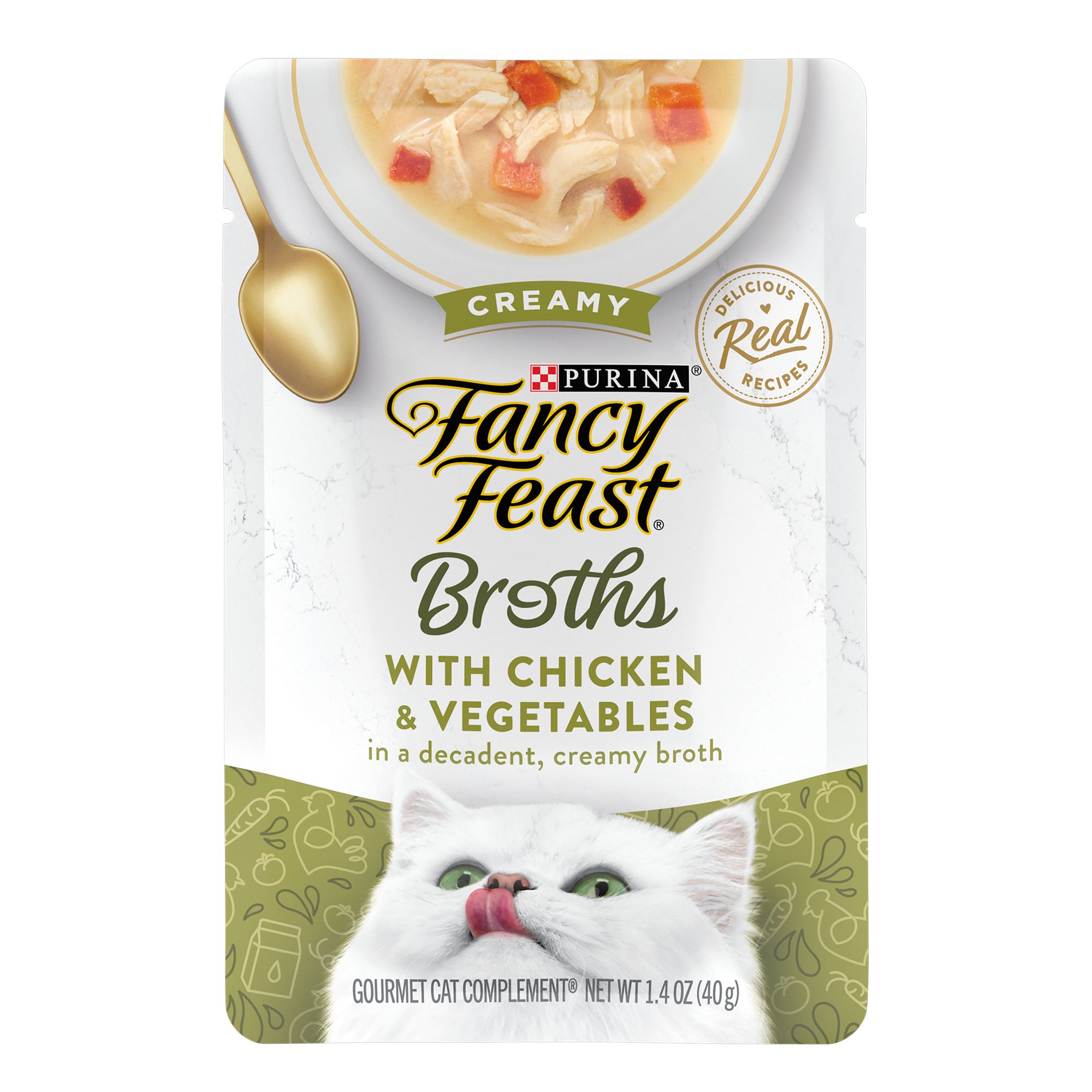 Fancy Feast® Broths Adult Cat Wet Food 1.55 oz., Limited Ingredients