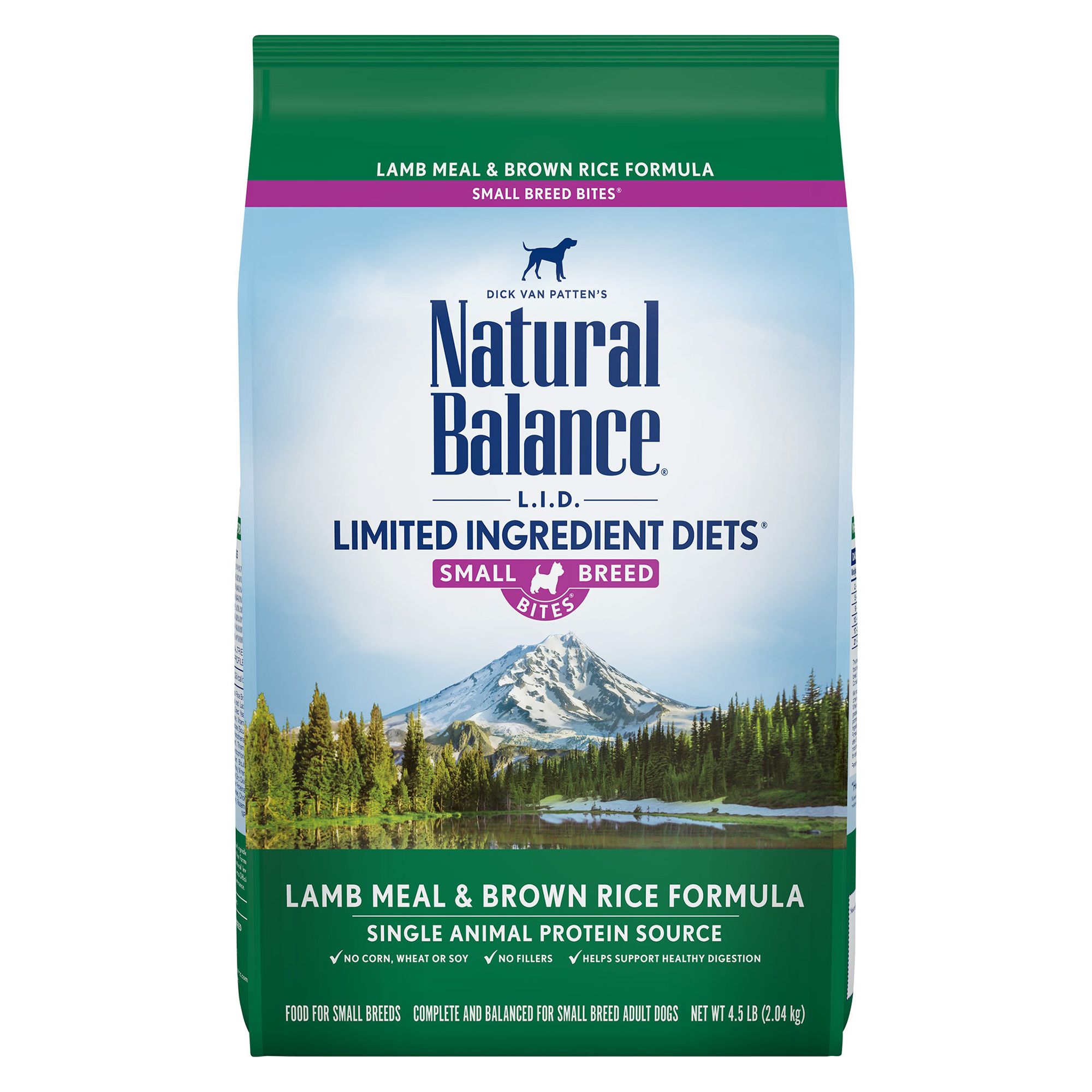 Natural Balance Limited Ingredient Diets Dog Food Lamb Meal & Brown