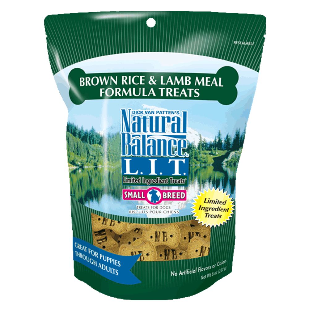 Natural Balance Limited Ingredient Brown Rice & Lamb Meal Small Breed Dog Treat dog Biscuits