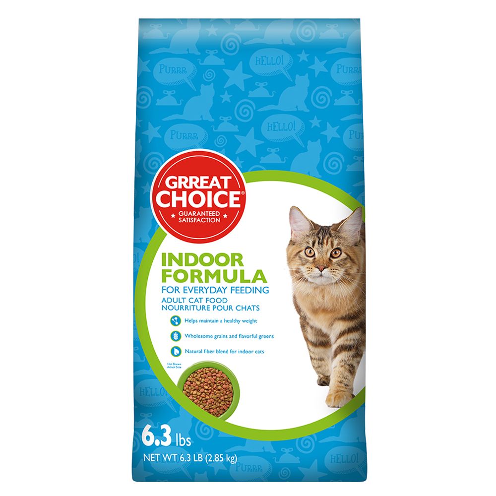 Grreat Choice® Indoor Formula Adult Cat Food cat Dry Food PetSmart