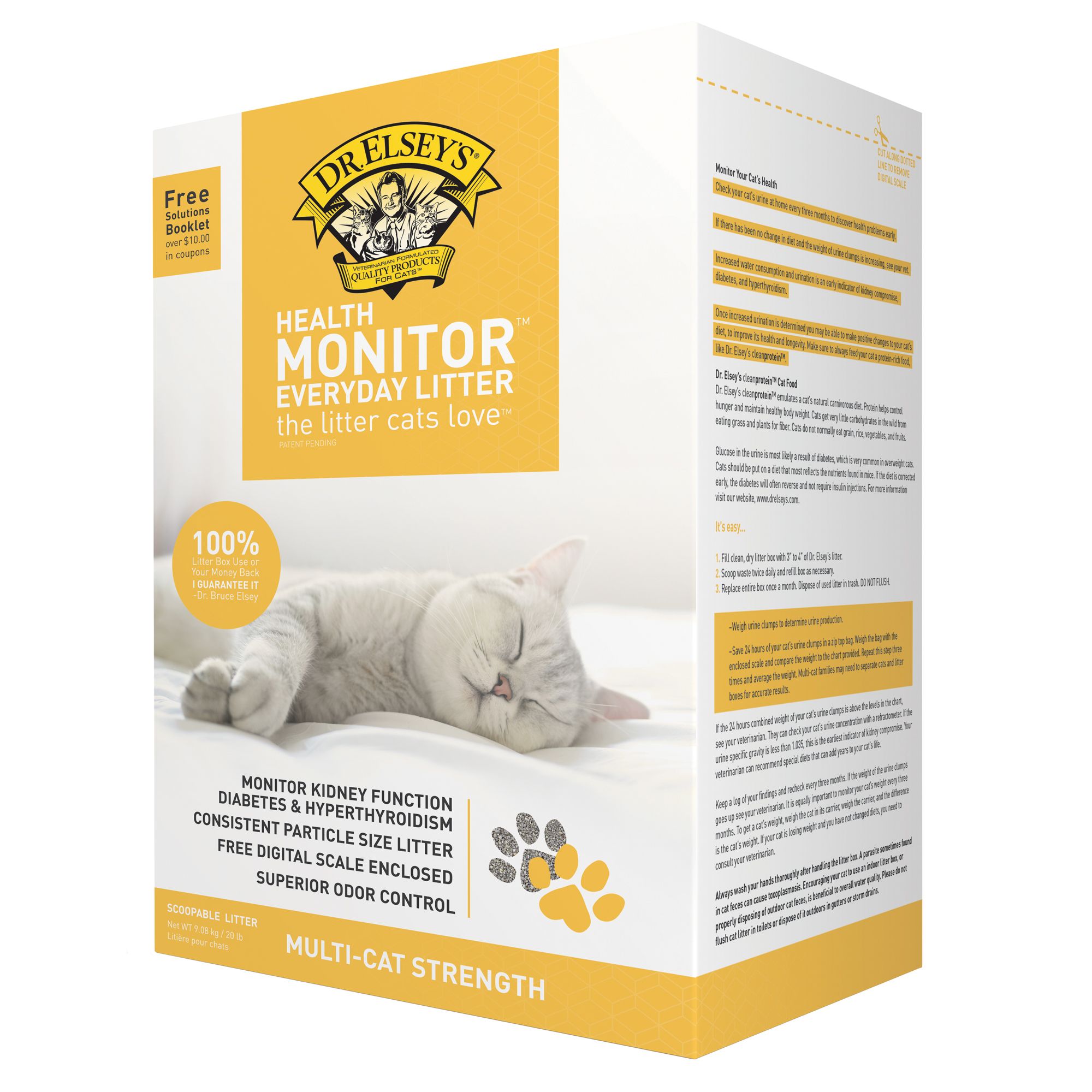 DR. ELSEY'S® Precious Cat Health Monitor Everyday Cat Litter Clumping