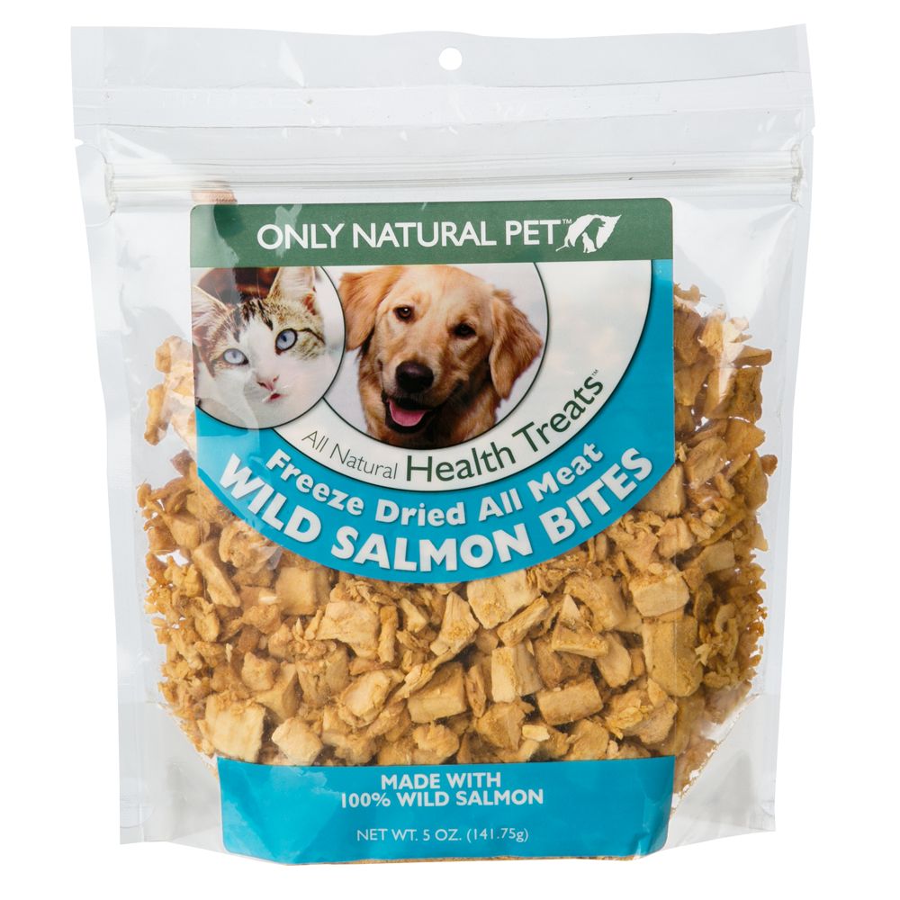 Only Natural Pet® Freeze Dried Wild Salmon Bites Treat dog Chewy