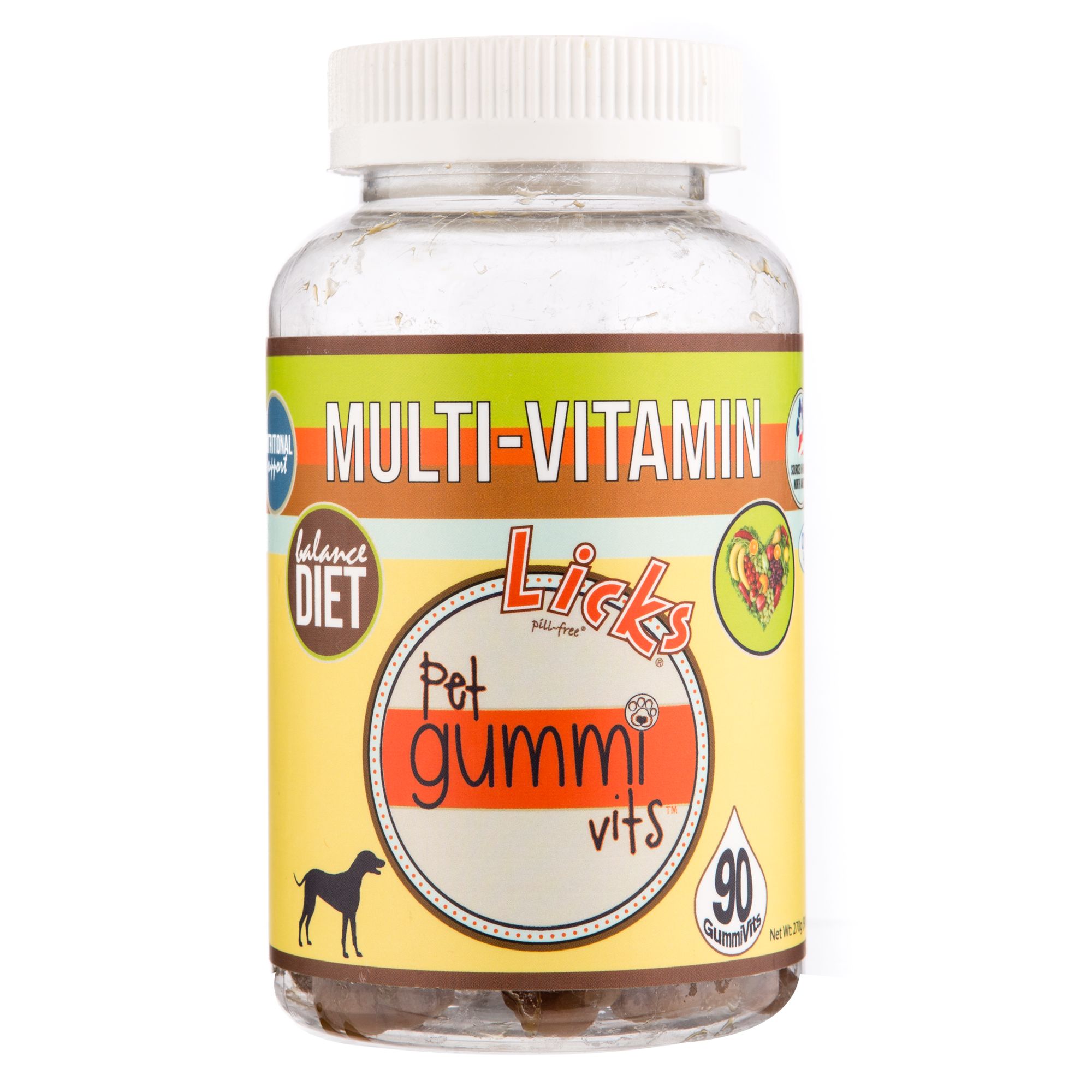 Licks® MultiVitamin Pet Gummi Vits dog Vitamins & Supplements PetSmart