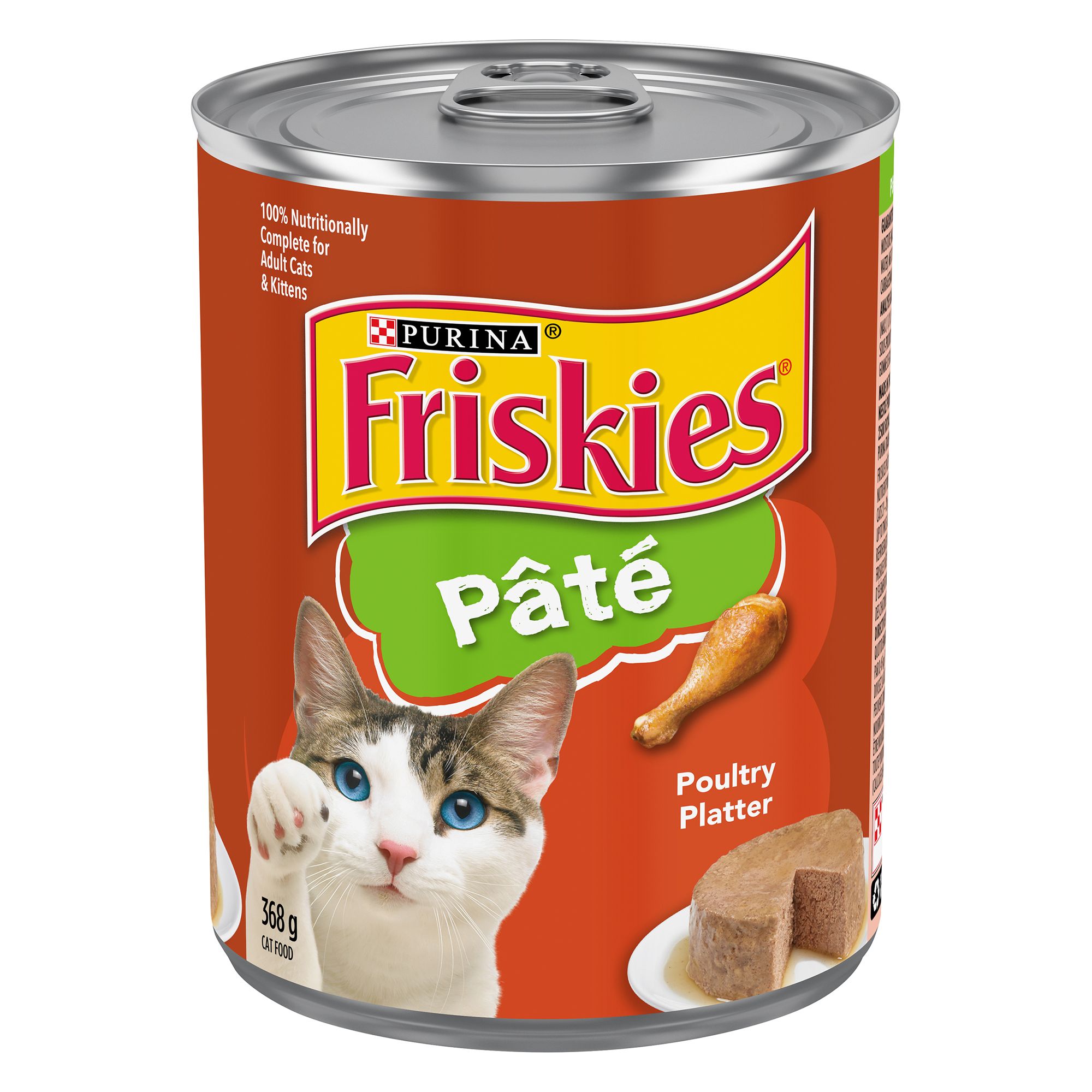 Purina® Friskies® Pate Cat Food Poultry Platter cat