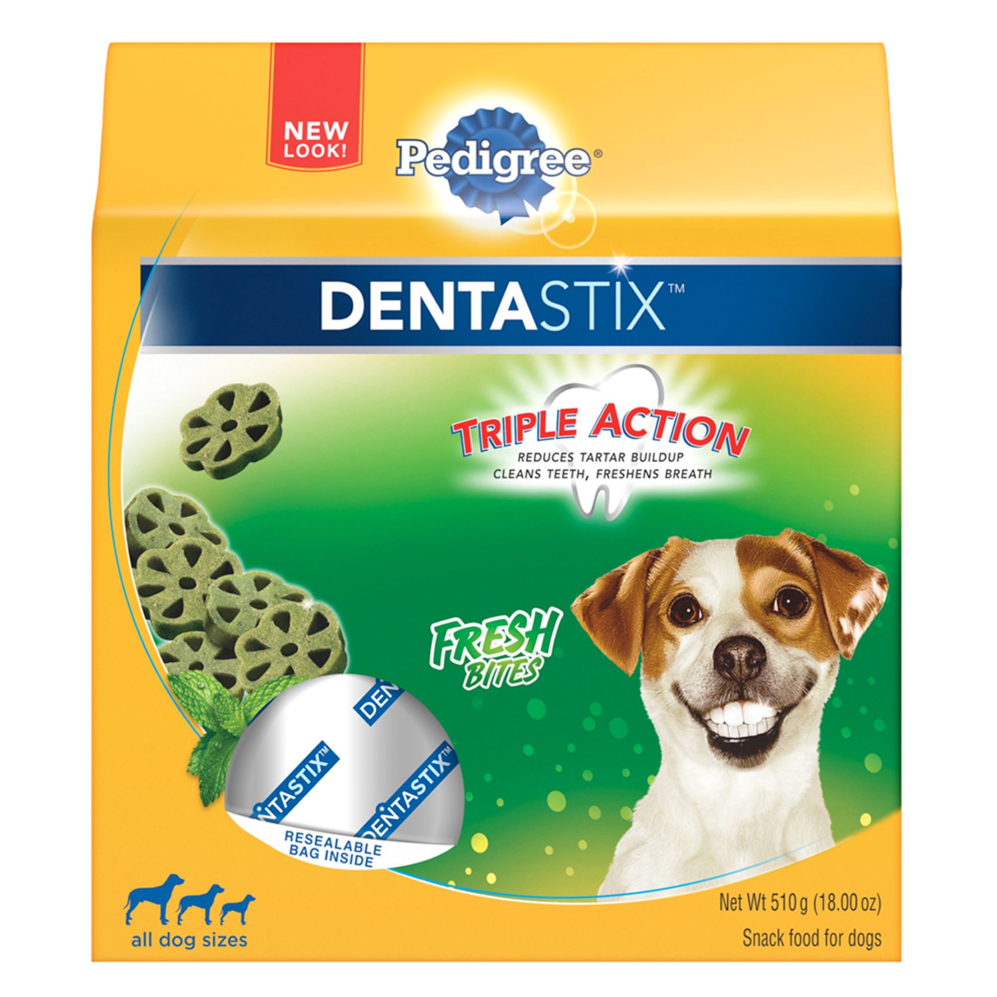 PEDIGREE® DENTASTIX® Triple Action Dog Treat Fresh Bites dog Dental