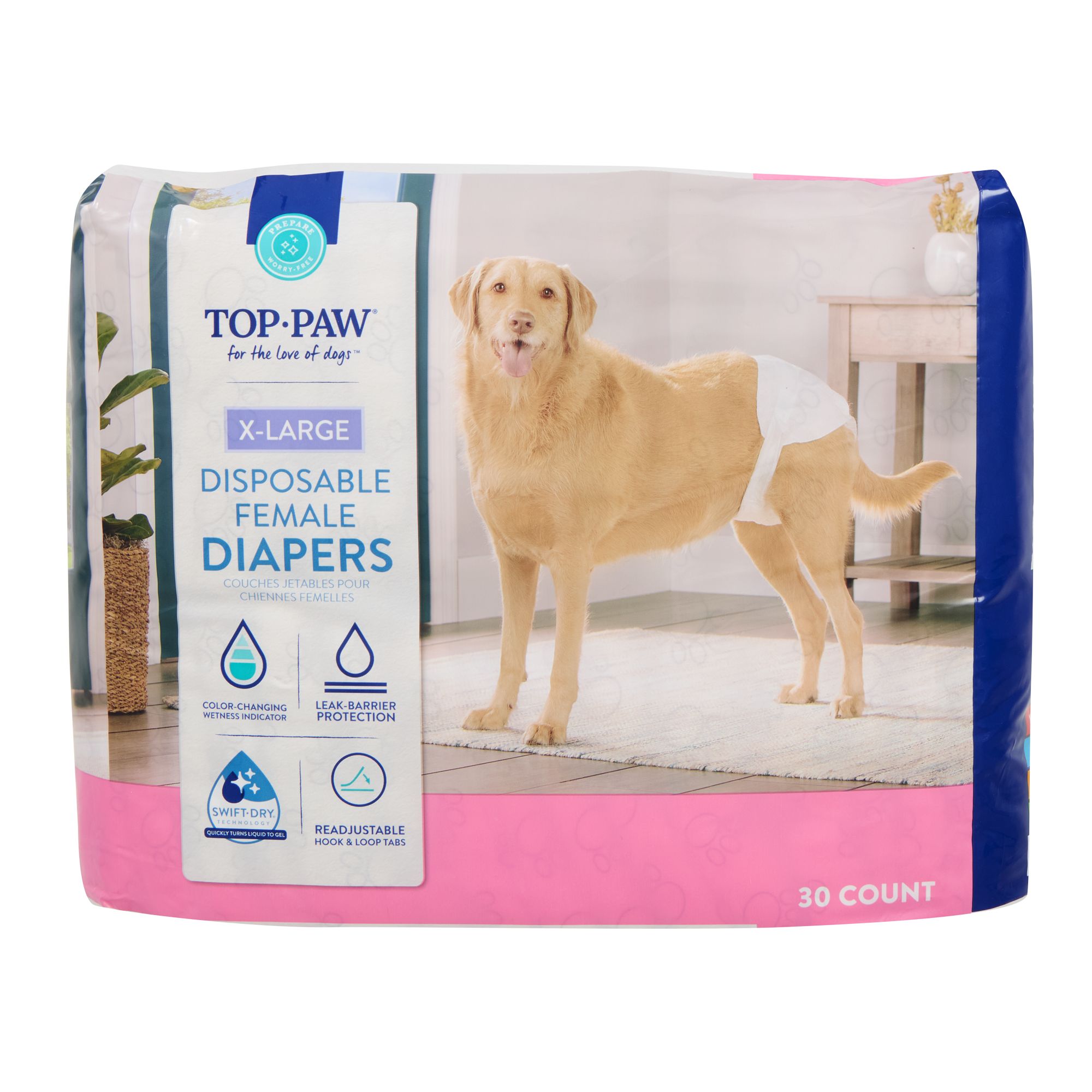 Top Paw® Disposable Male Wrap Dog Diapers atelieryuwa.ciao.jp