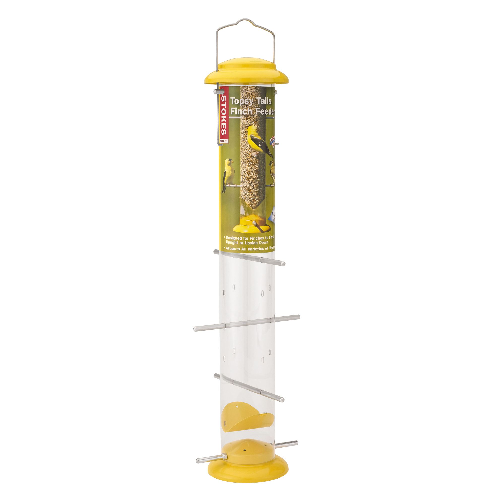 Stokes Select® Topsy Tails Finch Plastic Tube Feeder bird Outdoor