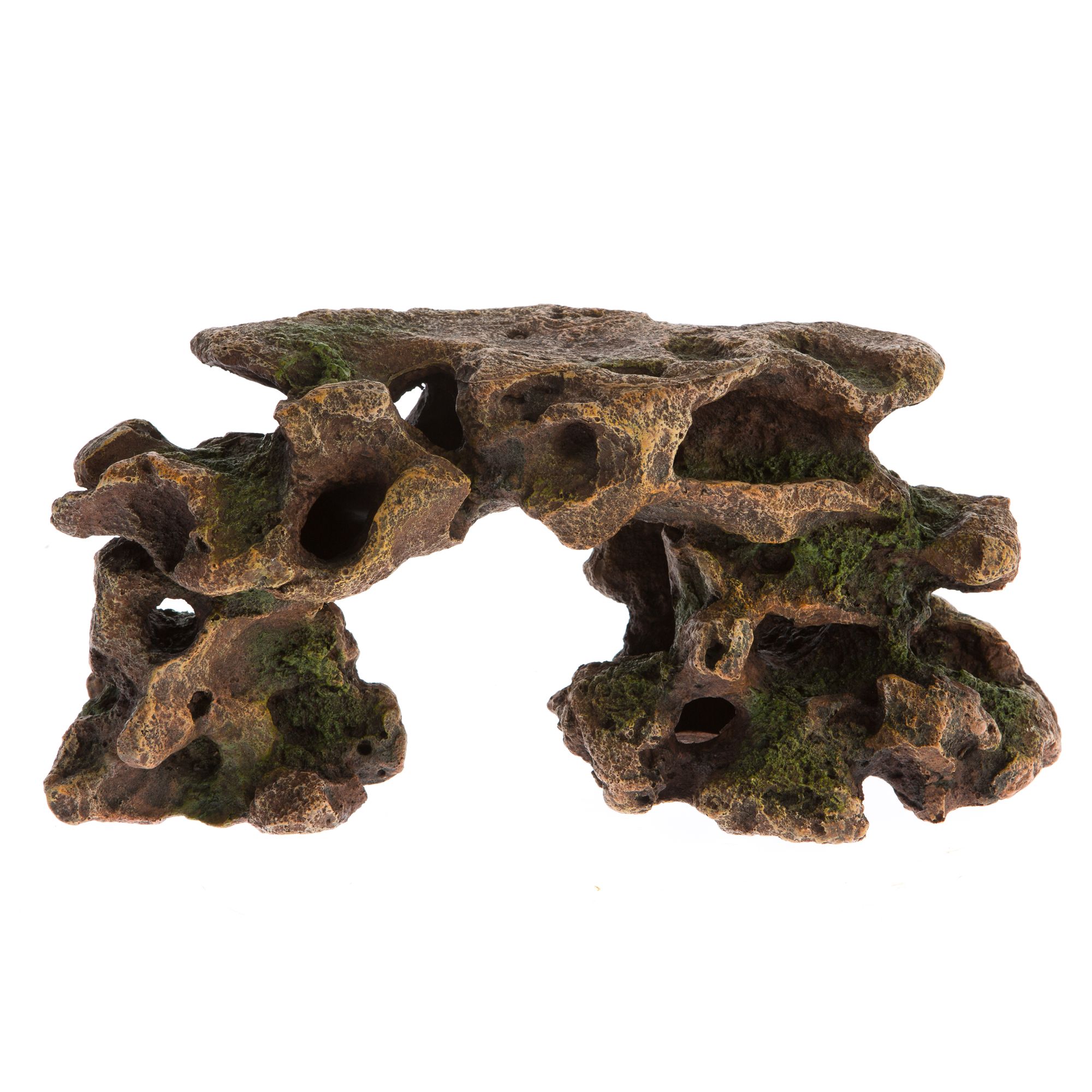 Top Fin® Brown Hole Rock Aquarium Ornament fish Ornaments PetSmart