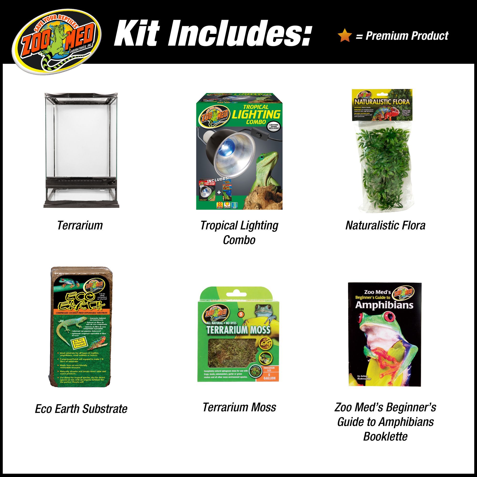 boggieboardcottage Crested Gecko Terrarium Kit