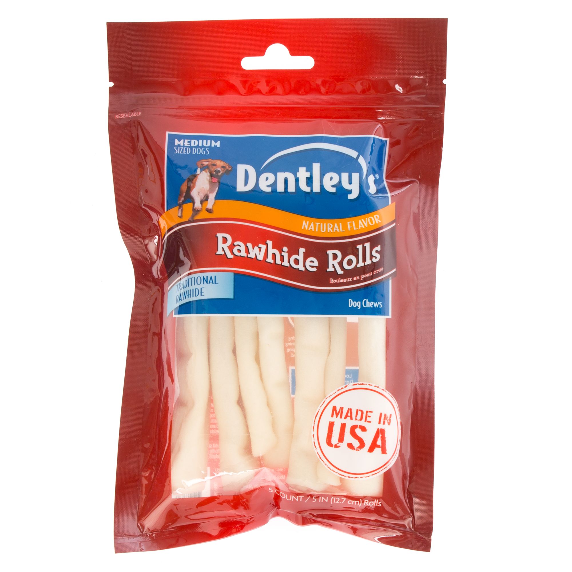 Dentley's® Rawhide Rolls Medium Dog Treat dog Bones & Rawhide PetSmart
